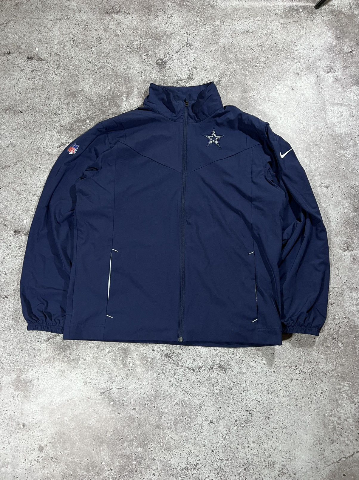 Nike Nike Dallas Cowboys Windbreaker Blue Size L-Xl Size US L / EU 52-54 / 3 - 1 Thumbnail