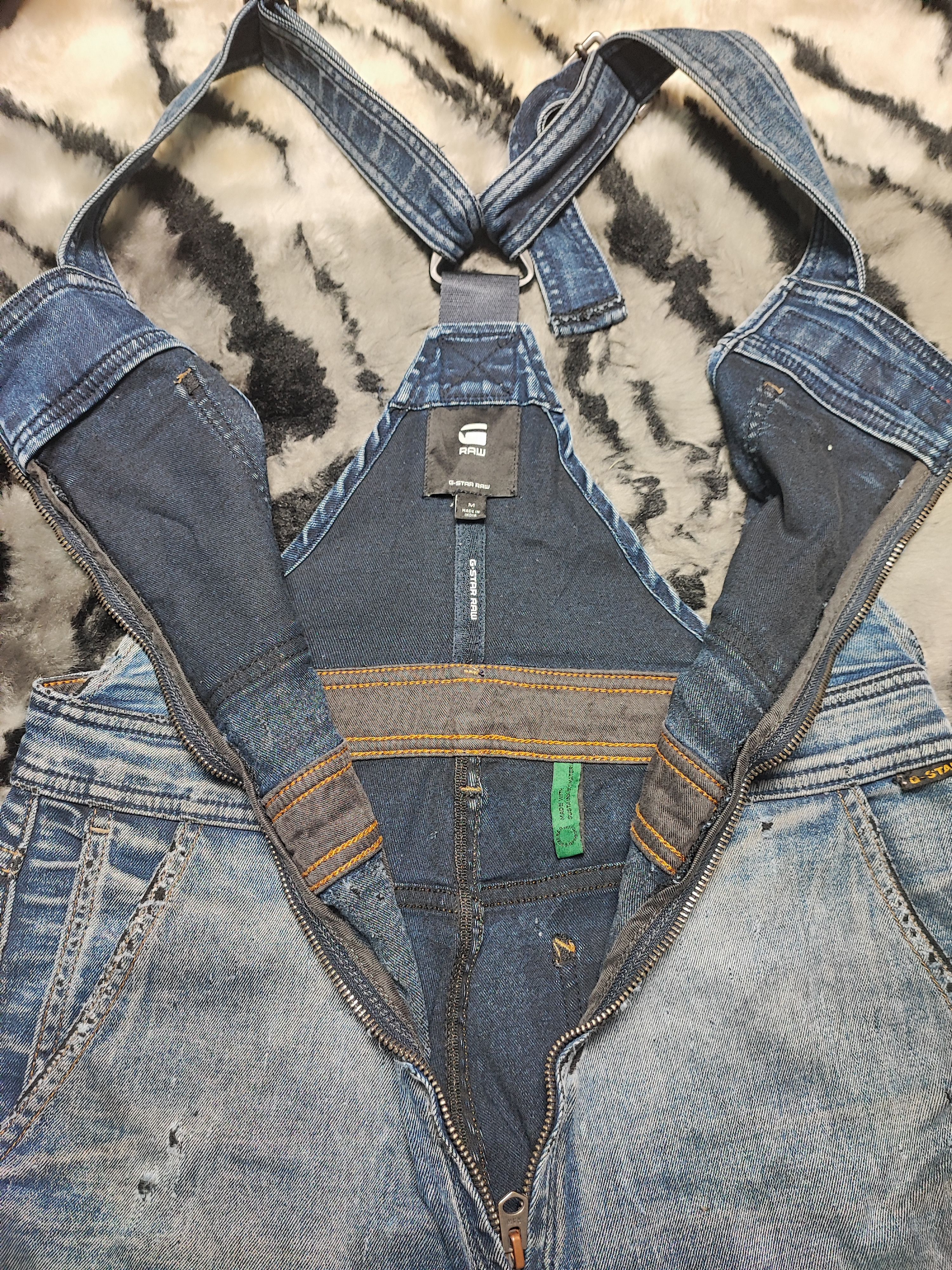 G-Star × Japanese Brand Jumpsuit Gstar Raw Denim Size US 31 - 11 Thumbnail