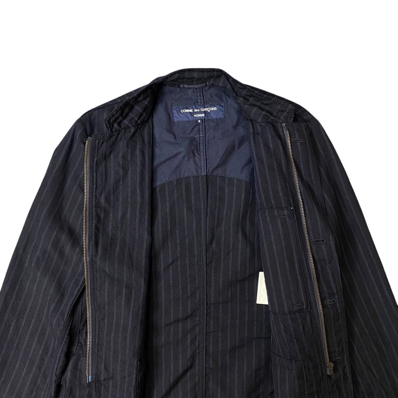 Comme des Garcons AD2007 COMME DES GARCON PINSTRIPED CHORE JACKET Size US S / EU 44-46 / 1 - 6 Thumbnail