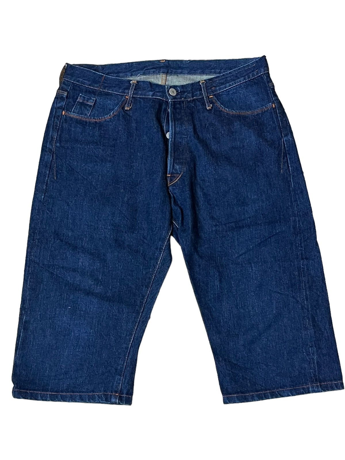 Japanese Brand NICE🔥KATOTOOL PROJECT BY HIROSHI KATO SELVEDGE SHORT JEANS Size US 32 / EU 48 - 1 Thumbnail