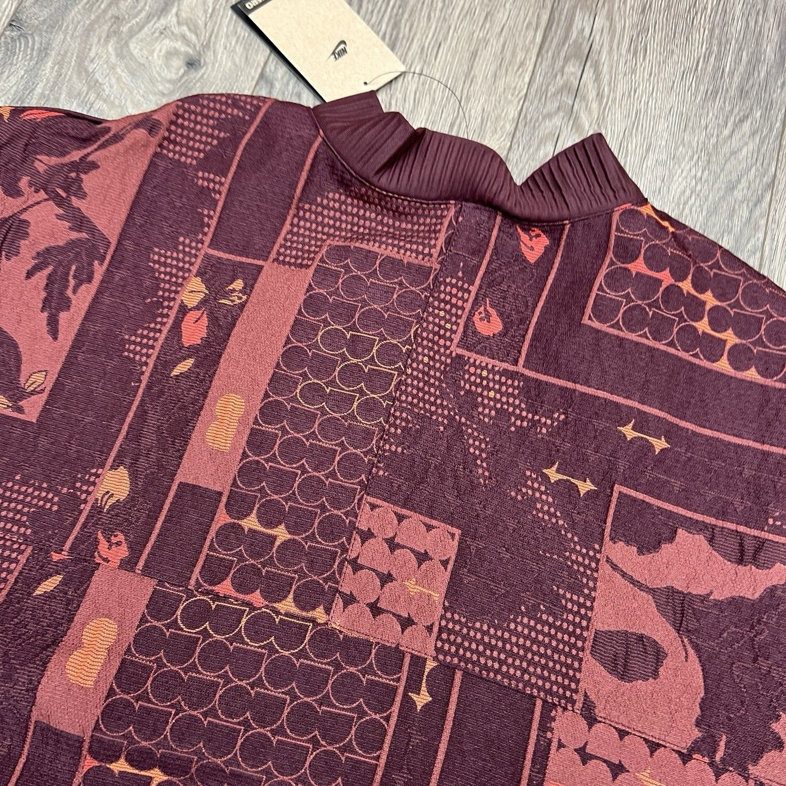 Nike Nike Naomi Osaka Jacket Size XL Womens Jacquard Burgundy Size XL / US 12-14 / IT 48-50 - 12 Thumbnail