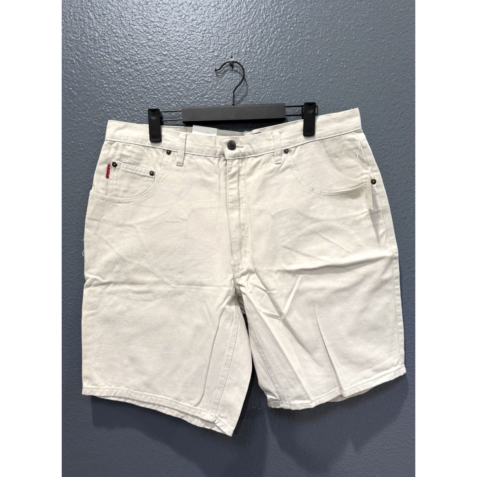 Bugle Boy VINTAGE Bugle Boy Shorts White Cotton Baggy 38 Mens 90s Size US 38 / EU 54 - 4 Thumbnail