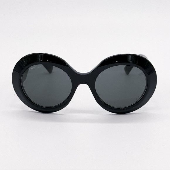 Gucci NEW GG1647S 007 GUCCI BLACK ROUND WOMEN SUNGLASSES GG 1647S Size ONE SIZE - 5 Thumbnail
