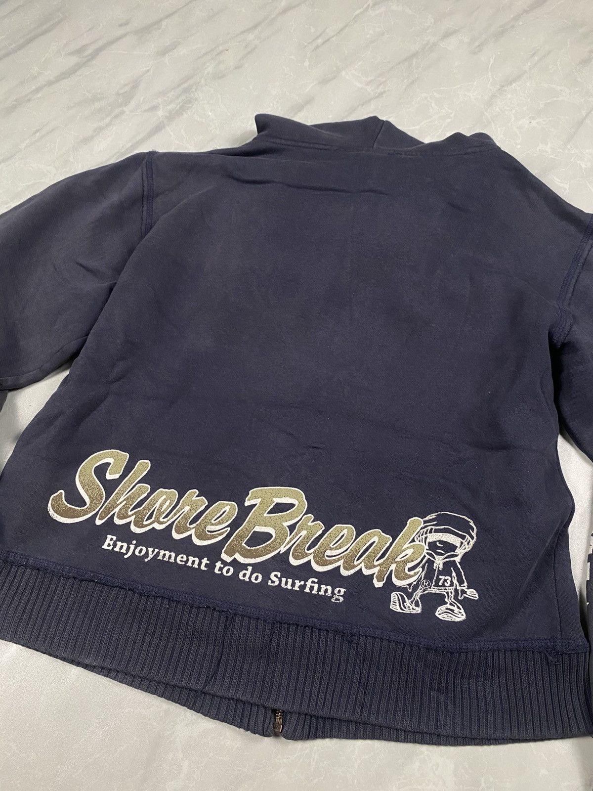 Japanese Brand Vintage y2k Shore Break Japanese Surf Distressed Pullover Size US M / EU 48-50 / 2 - 6 Thumbnail