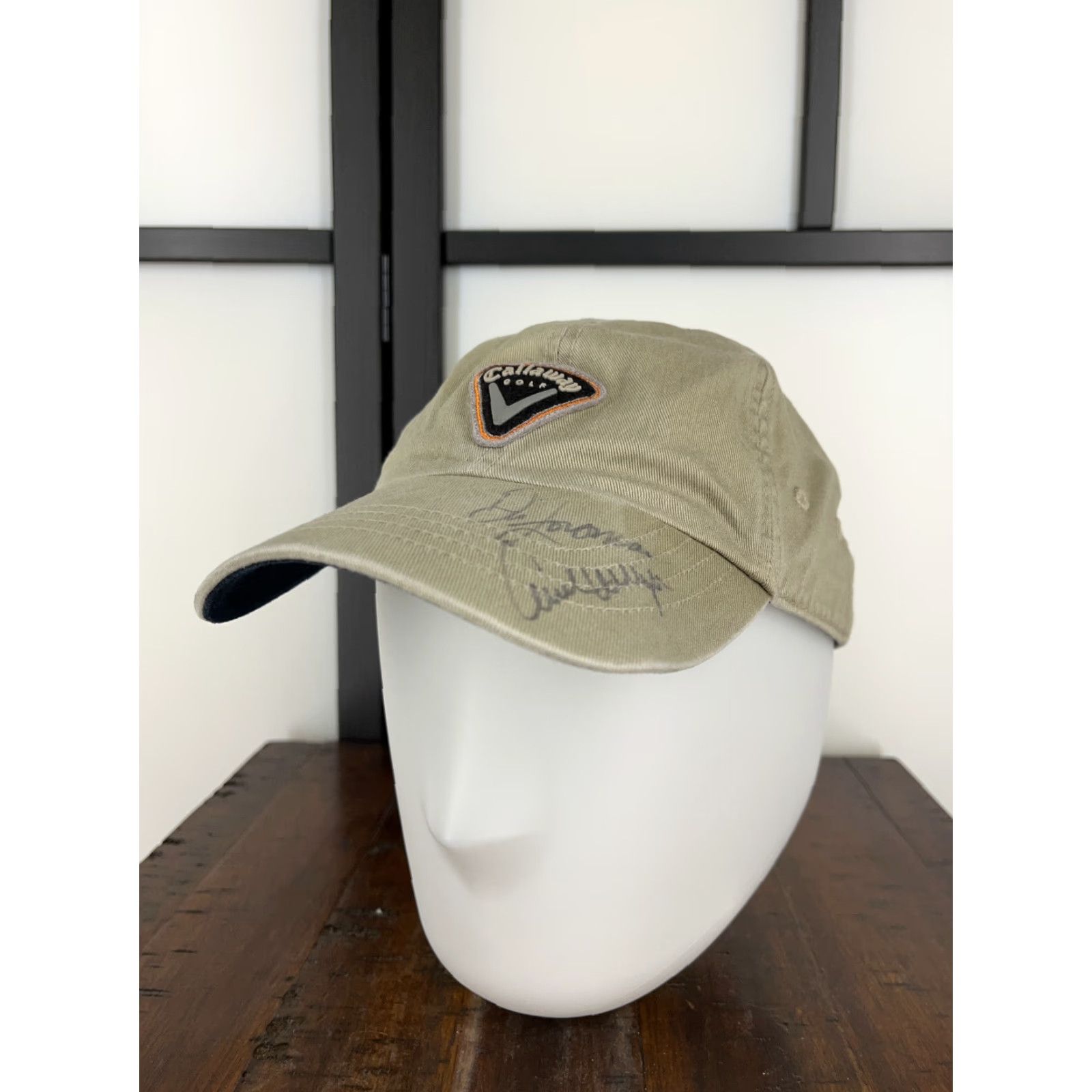 Callaway Callaway Golf Hat Cap Strap Back Mens Green Embroidered 100% Cotton Adjustable Lightweight Logo Hat/Cap Size ONE SIZE - 4 Thumbnail