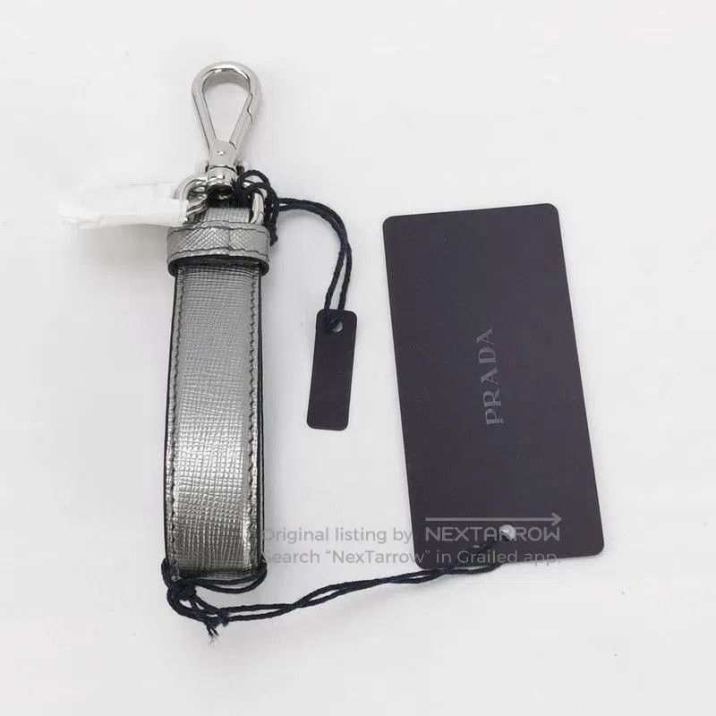 Prada Prada Colorblock Logo Keychain. Size ONE SIZE - 2 Thumbnail