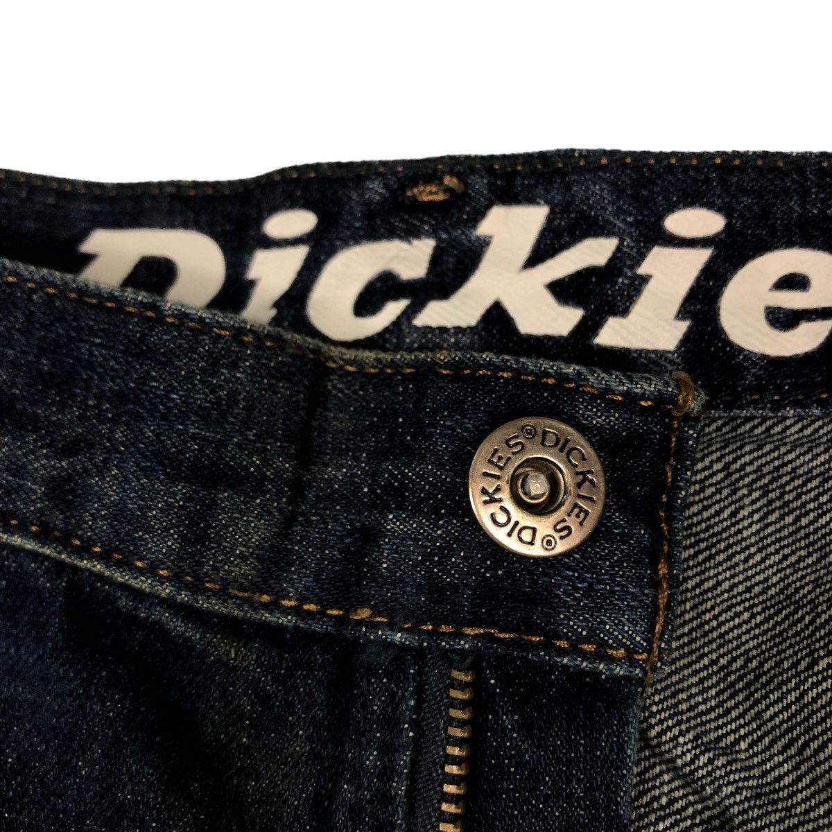 Japanese Brand 🔥Vintage Work Denim Jeans Carpenter Dickies Usa Size US 41 - 18 Thumbnail