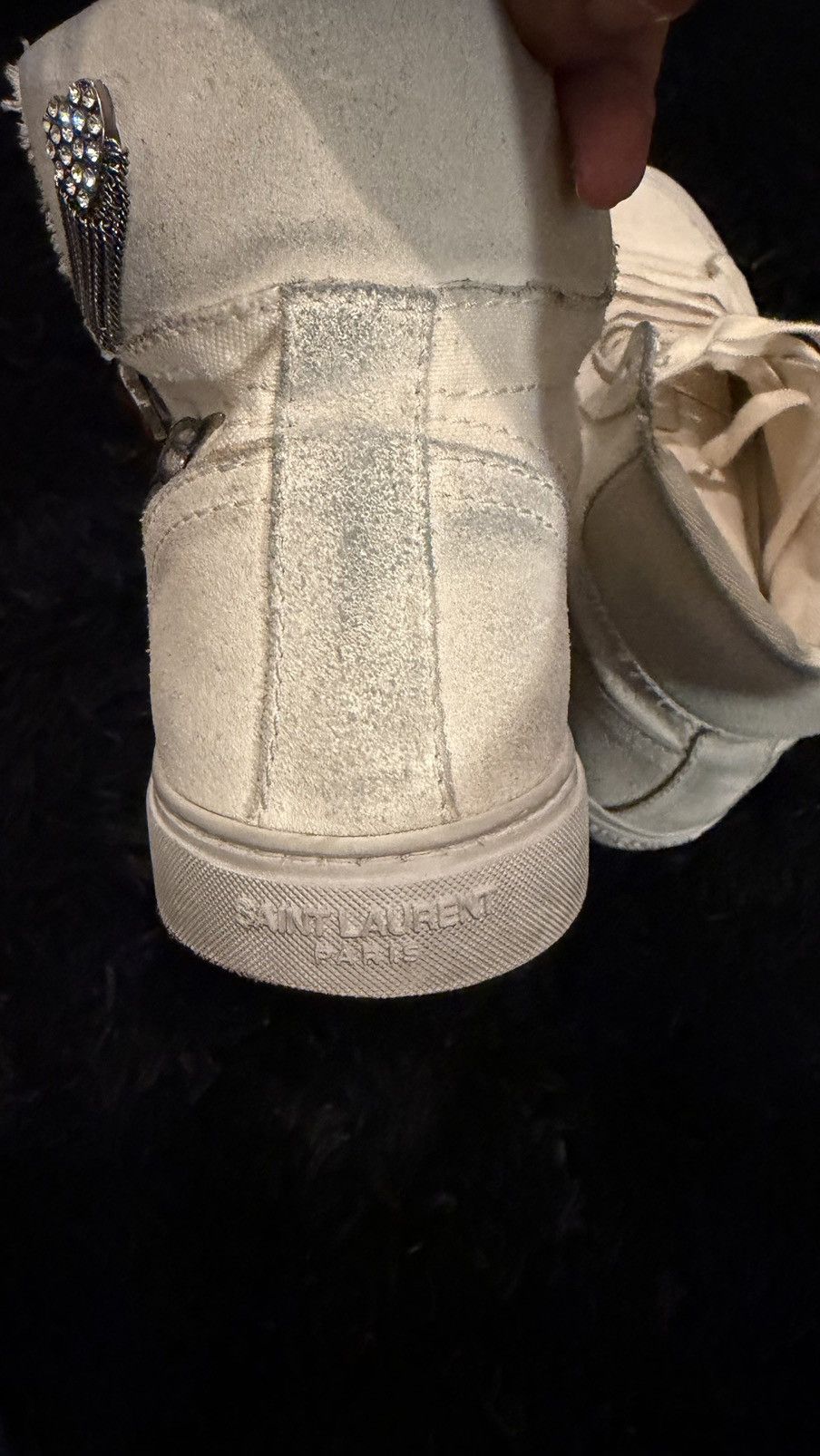 Saint Laurent Paris slp joe high “smoking forever” FW17 Size US 8.5 / EU 41-42 - 8 Thumbnail