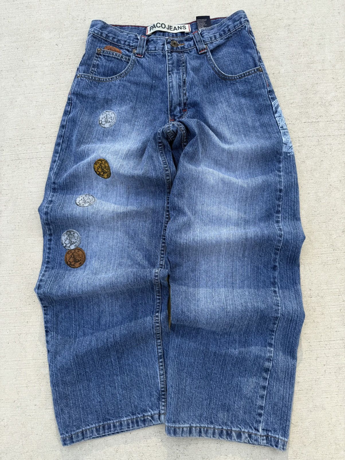 Vintage 90s vintage baggy PACO jeans Size US 28 / EU 44 - 1 Thumbnail