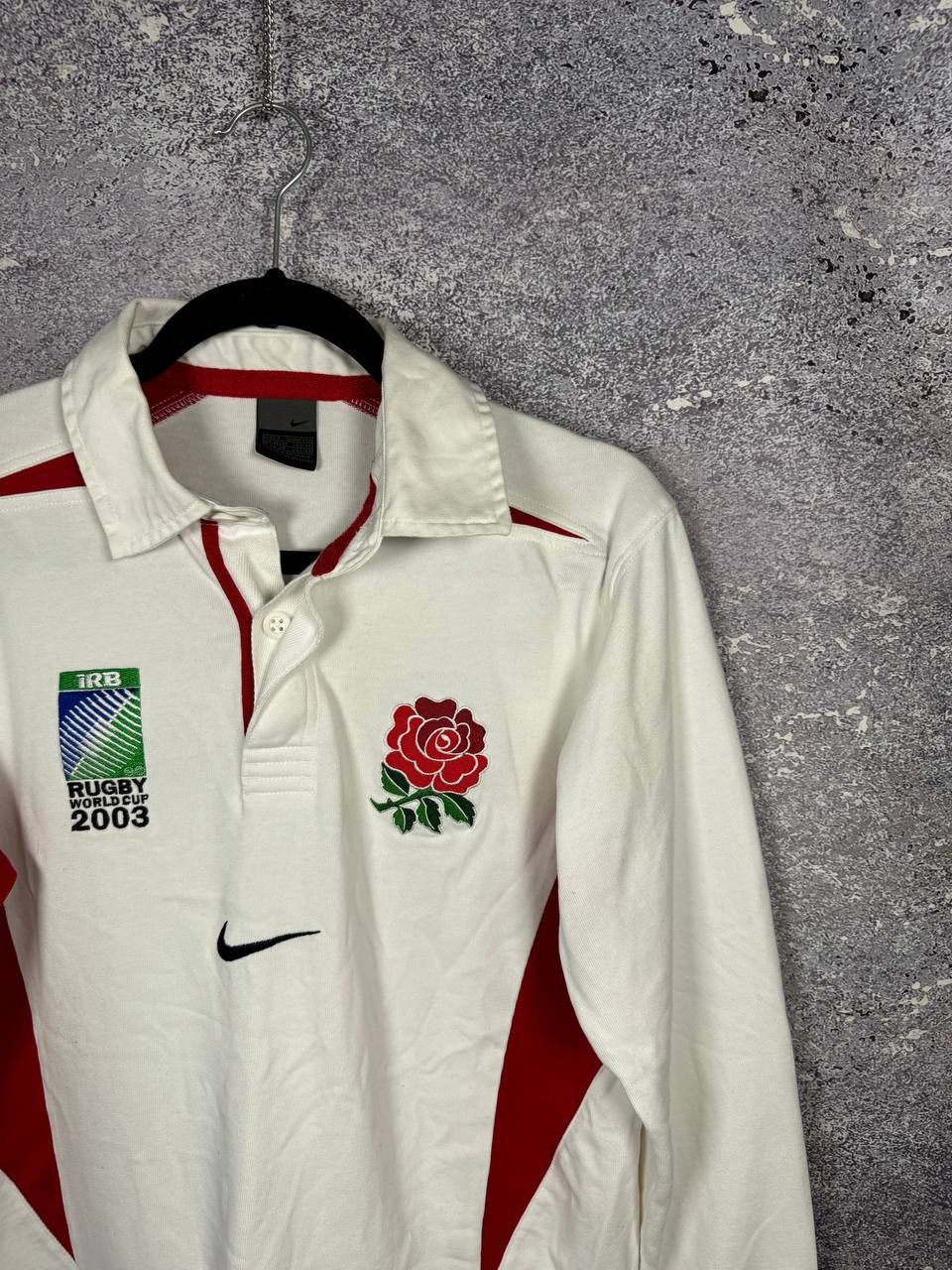 Nike ENGLAND RUGBY SHIRT 2003 Nike Home World Cup Jersey Size US S / EU 44-46 / 1 - 2 Thumbnail