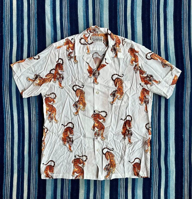 Wacko Maria Wacko maria Tiger Descends Trendy Retro Hawaiian Short Sle Size US XL / EU 56 / 4 - 1 Thumbnail