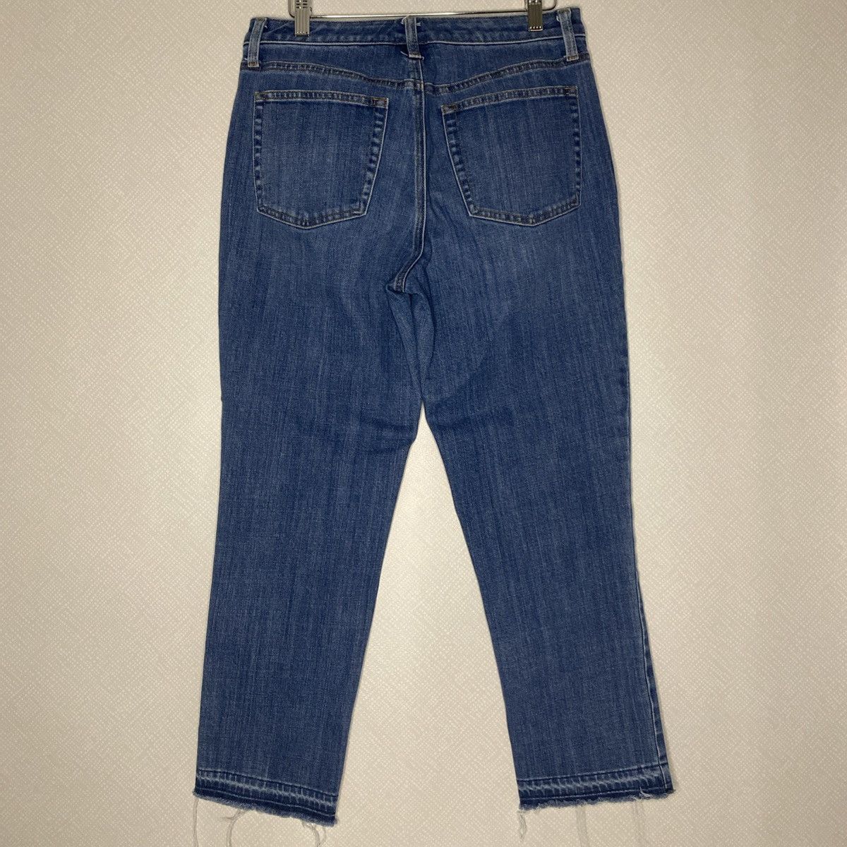 Talbots Talbots Flawless High-Waist Women's Jeans Frayed Sz 6 EUC Size 28" / US 6 / IT 42 - 3 Thumbnail