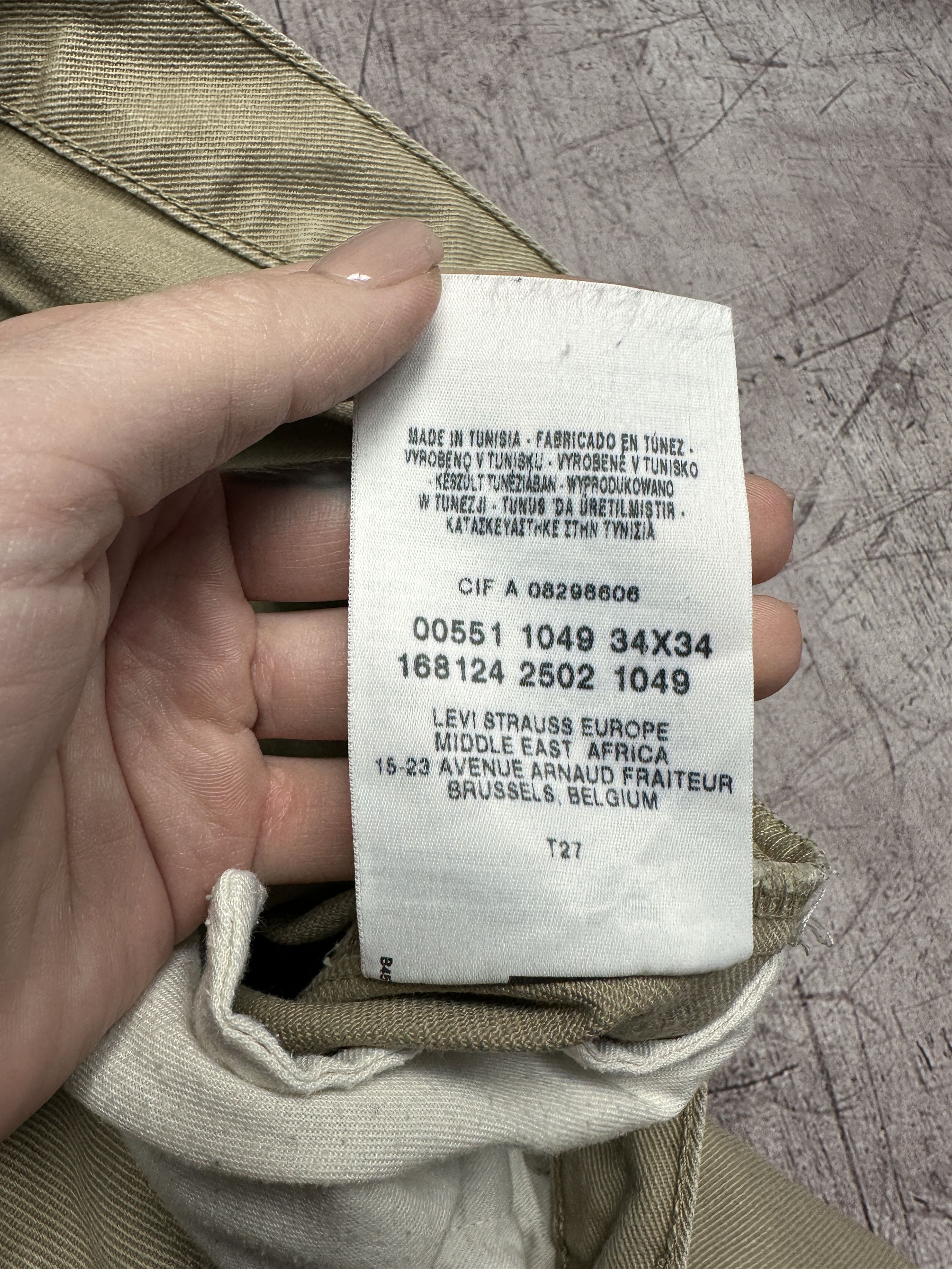 Levi's × Vintage Levi's 551 Vintage Mens Denim Pants Jeans Size US 34 / EU 50 - 7 Thumbnail