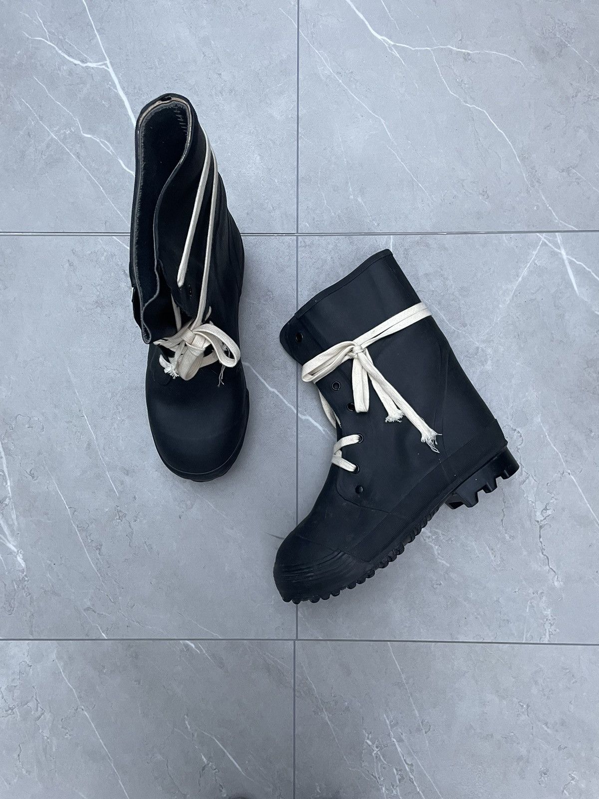 Vintage 1970s Vintage Military Black Combat Bunny Boots Size US 10.5 / EU 43-44 - 8 Thumbnail