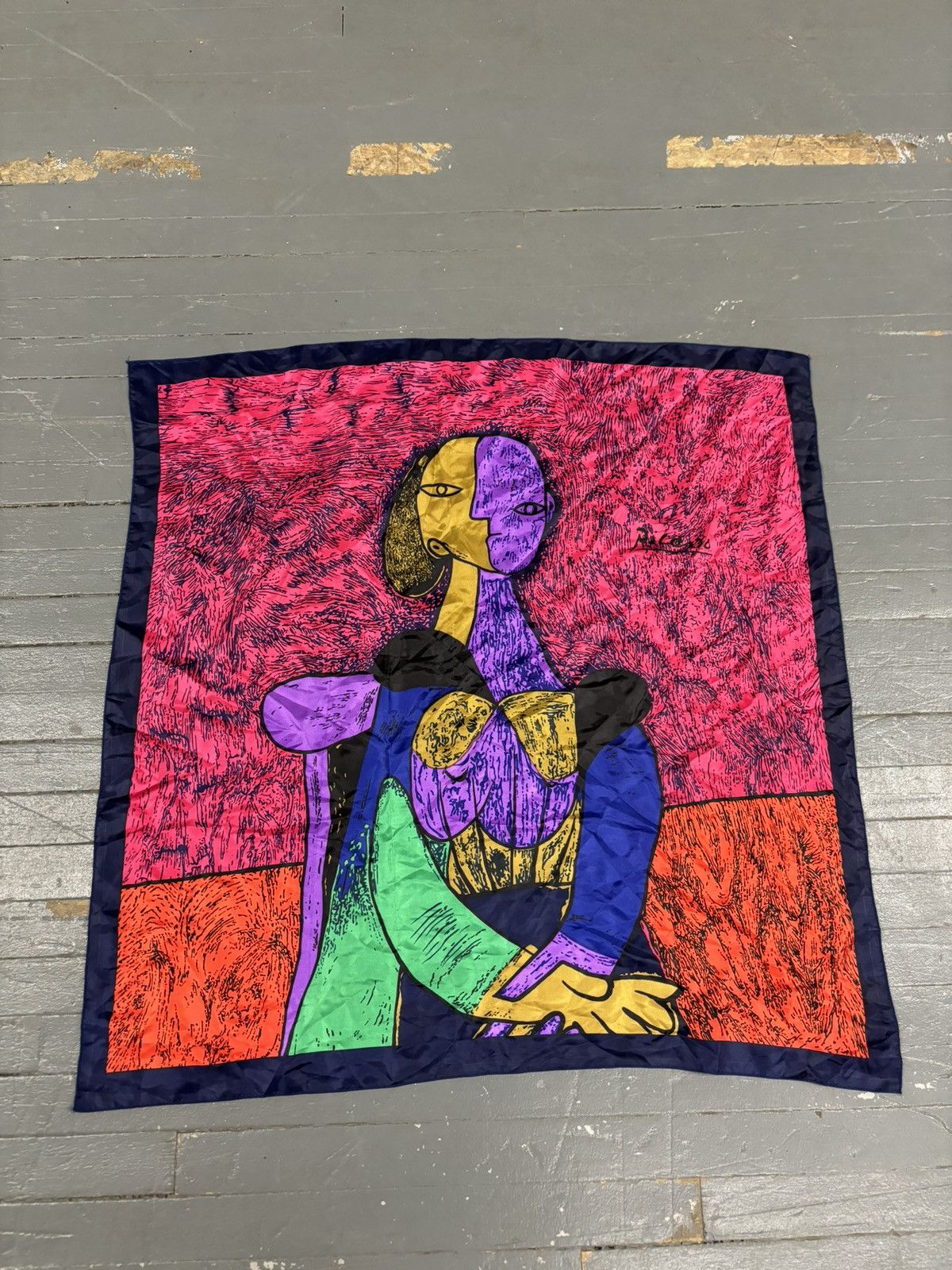 Vintage Vintage Picasso silk scarf Size ONE SIZE - 4 Thumbnail