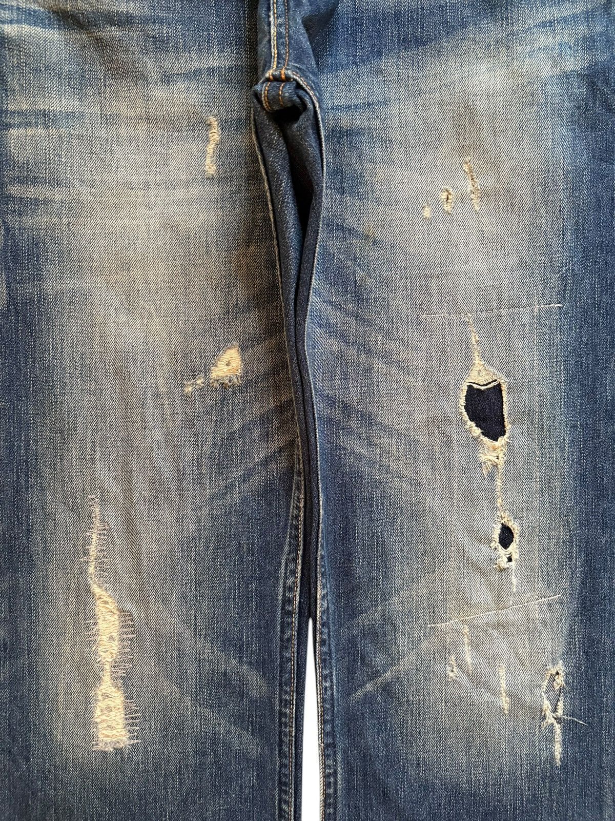 Levi's Vintage 90s Levis 505 Patch Faded Wash Loose Baggy Jeans Size US 30 / EU 46 - 5 Thumbnail