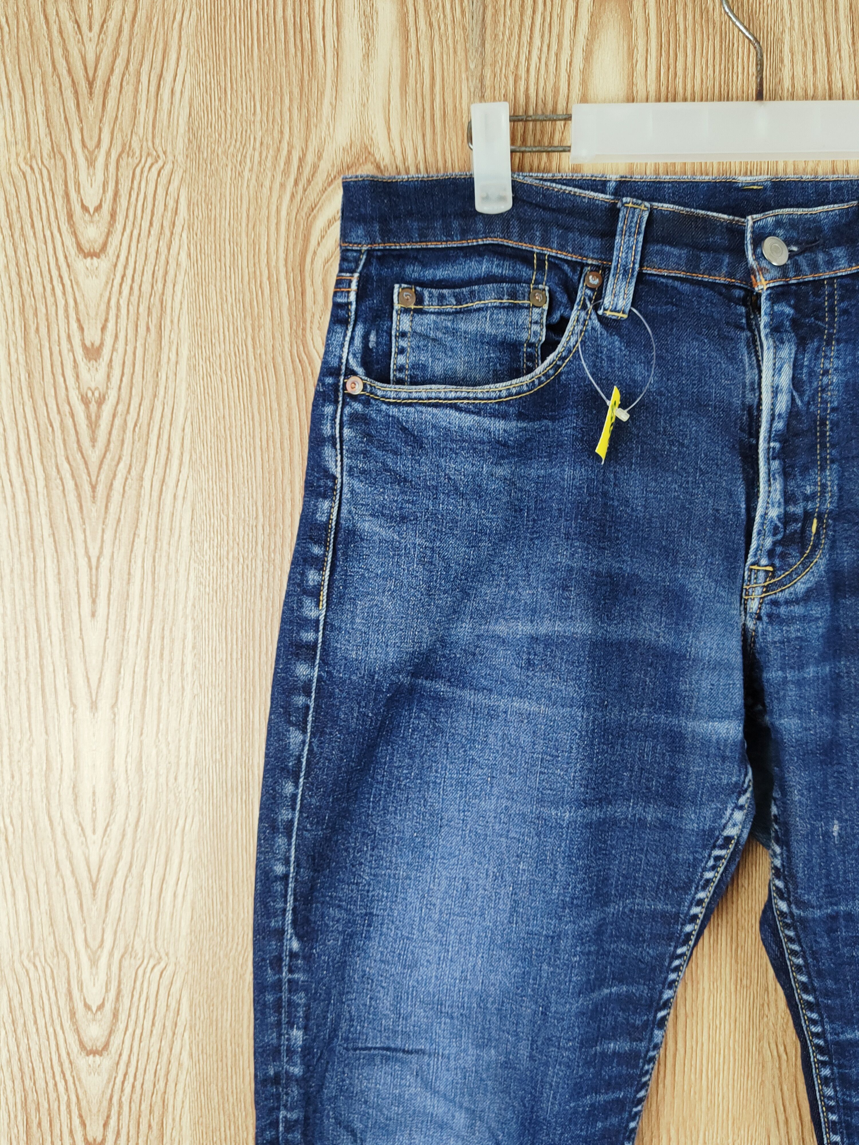 Japanese Brand Japanese Brand Dark Blue Distressed Ripped Jeans #S2692 Size US 34 / EU 50 - 4 Thumbnail