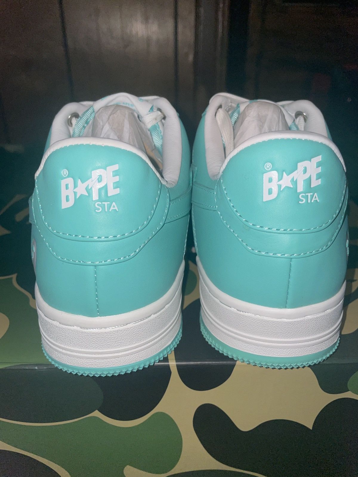 Bape Bapesta #4 M1(teal) Size US 9 / EU 42 - 2 Thumbnail