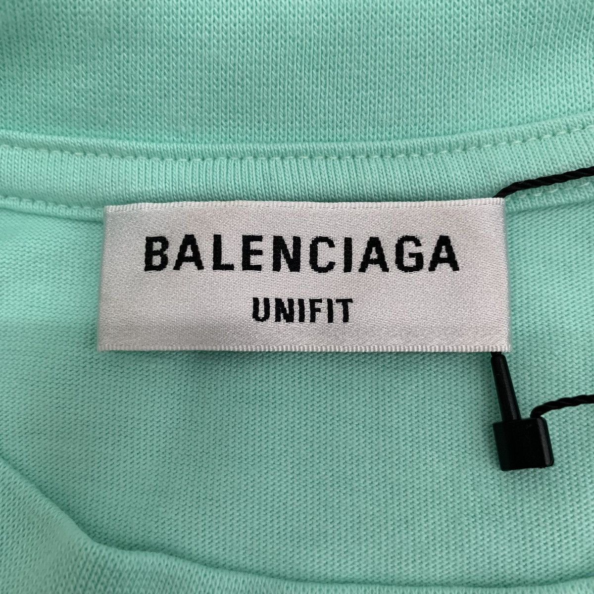 Balenciaga Balenciaga Lake Green Logo Letter Short Sleeve T-shirt K26WX Size US L / EU 52-54 / 3 - 5 Thumbnail