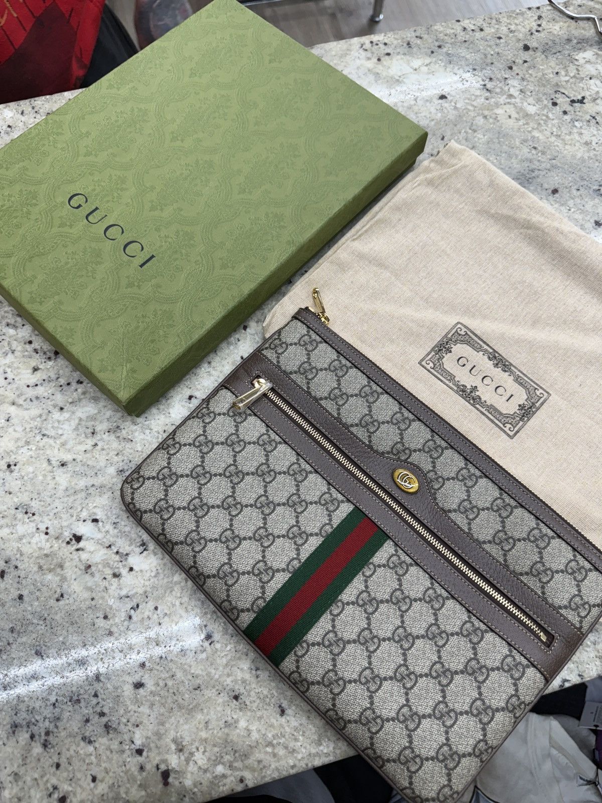 Gucci Gucci Ophidia Clutch Bag Size ONE SIZE - 2 Thumbnail