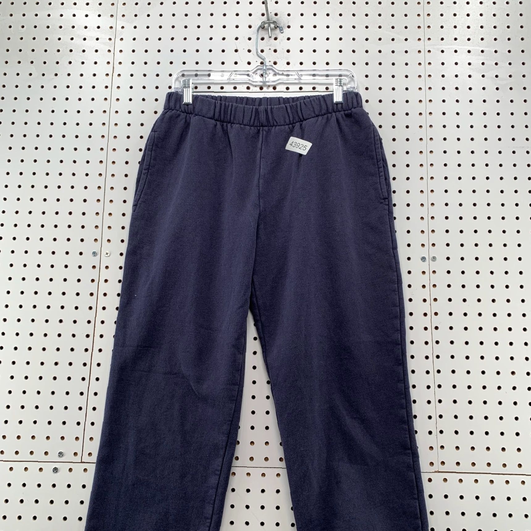 Brandy Melville Brandy Melville John Galt Joggers Sweatpants Womens One Size Blue Cotton Logo Casual Size 42" / US 20 - 2 Thumbnail