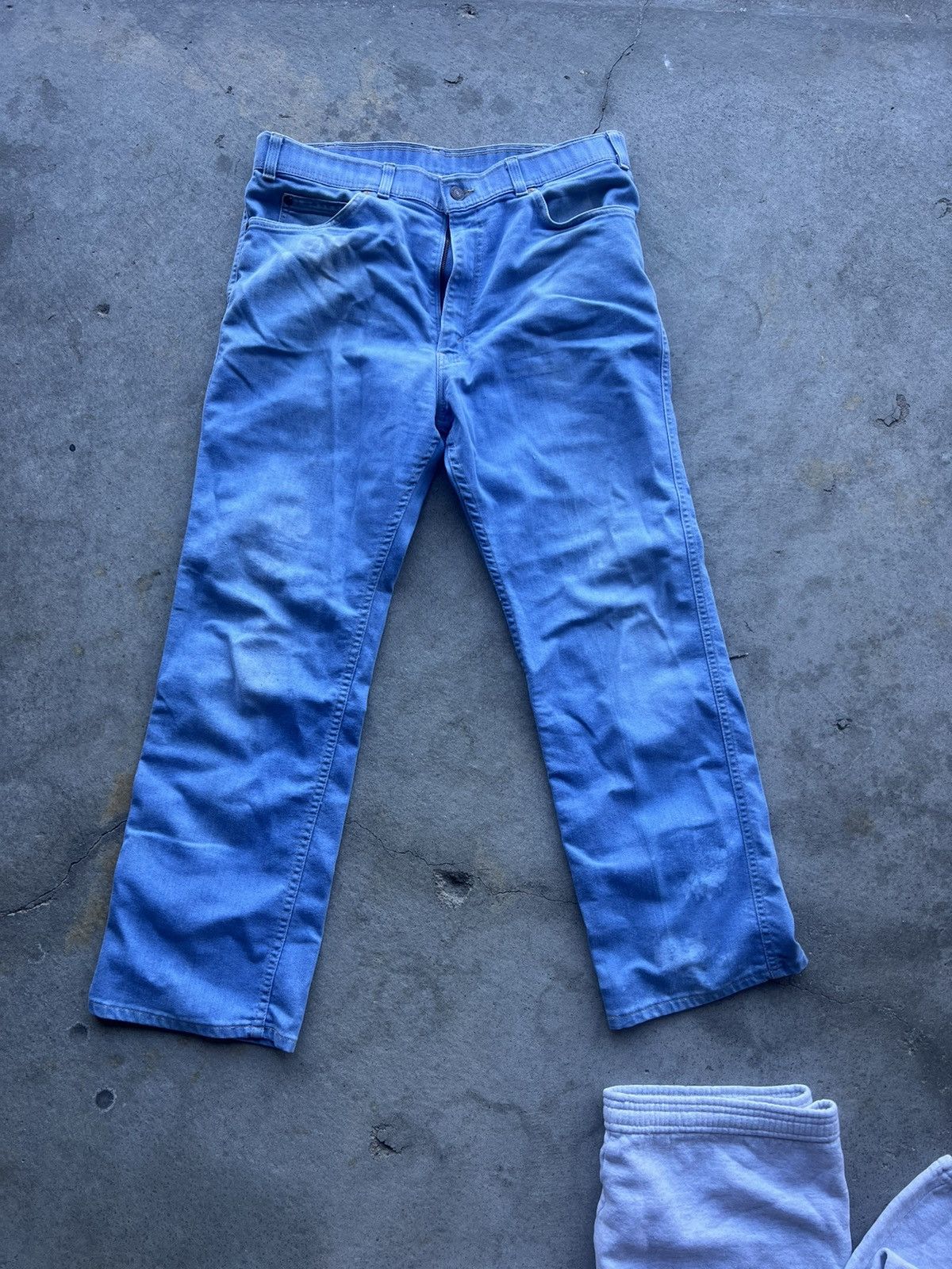 Levi's × Vintage 👖 Vintage 70s - 80s Orange Tab Levi's 505 blue jean👖 Size US 35 - 8 Thumbnail