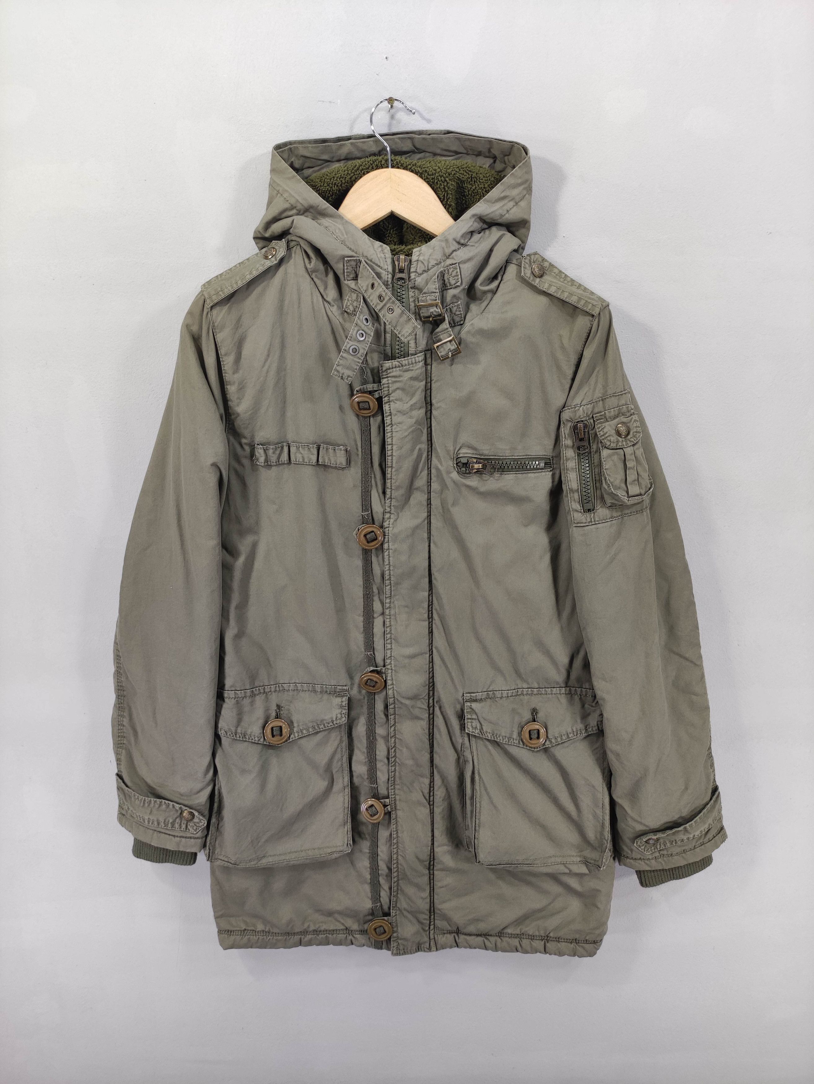 Japanese Brand Vintage Spiga Parka Hoodie Jacket Zipper Size M / US 6-8 / IT 42-44 - 1 Thumbnail