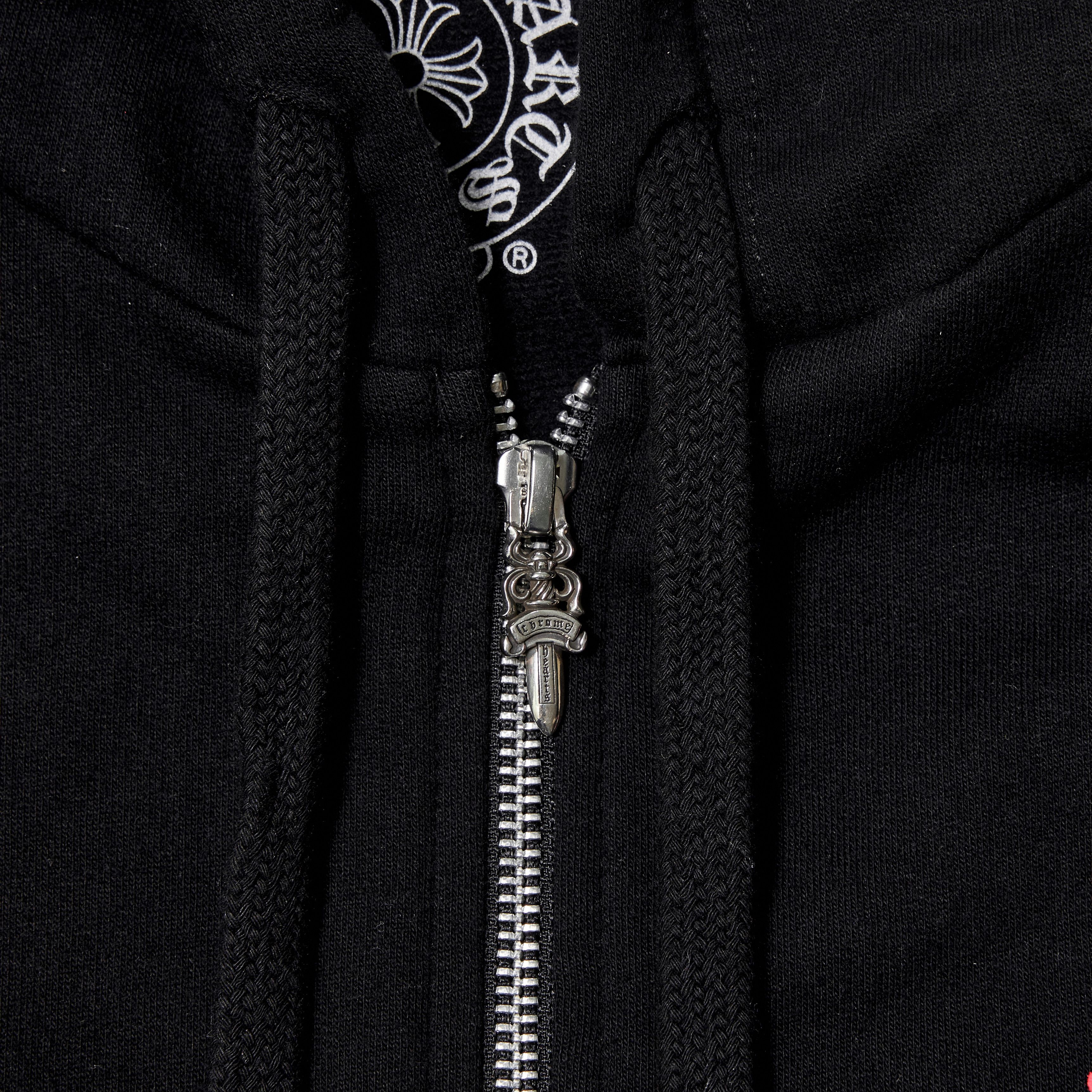 Chrome Hearts CHROME HEARTS Rolling Stones Zip Up Hoodie BLACK Size US M / EU 48-50 / 2 - 3 Thumbnail