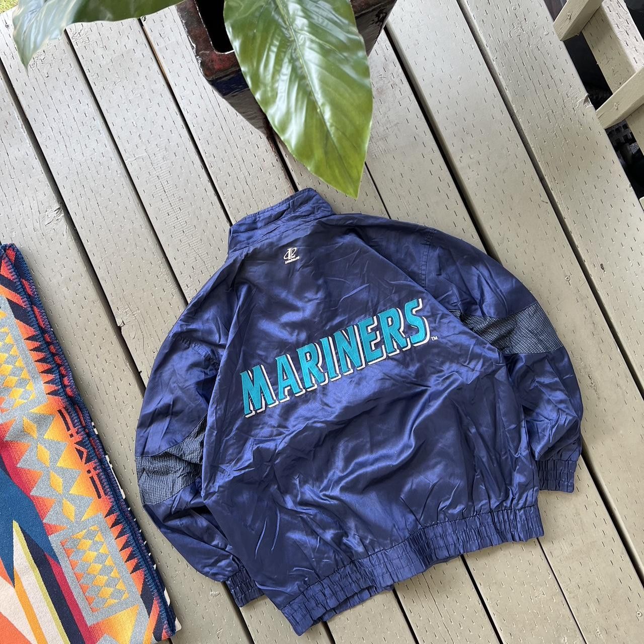 MLB × Vintage Vintage 90s MLB Seattle Mariners Sweatshirt Baseball Size US L / EU 52-54 / 3 - 1 Thumbnail