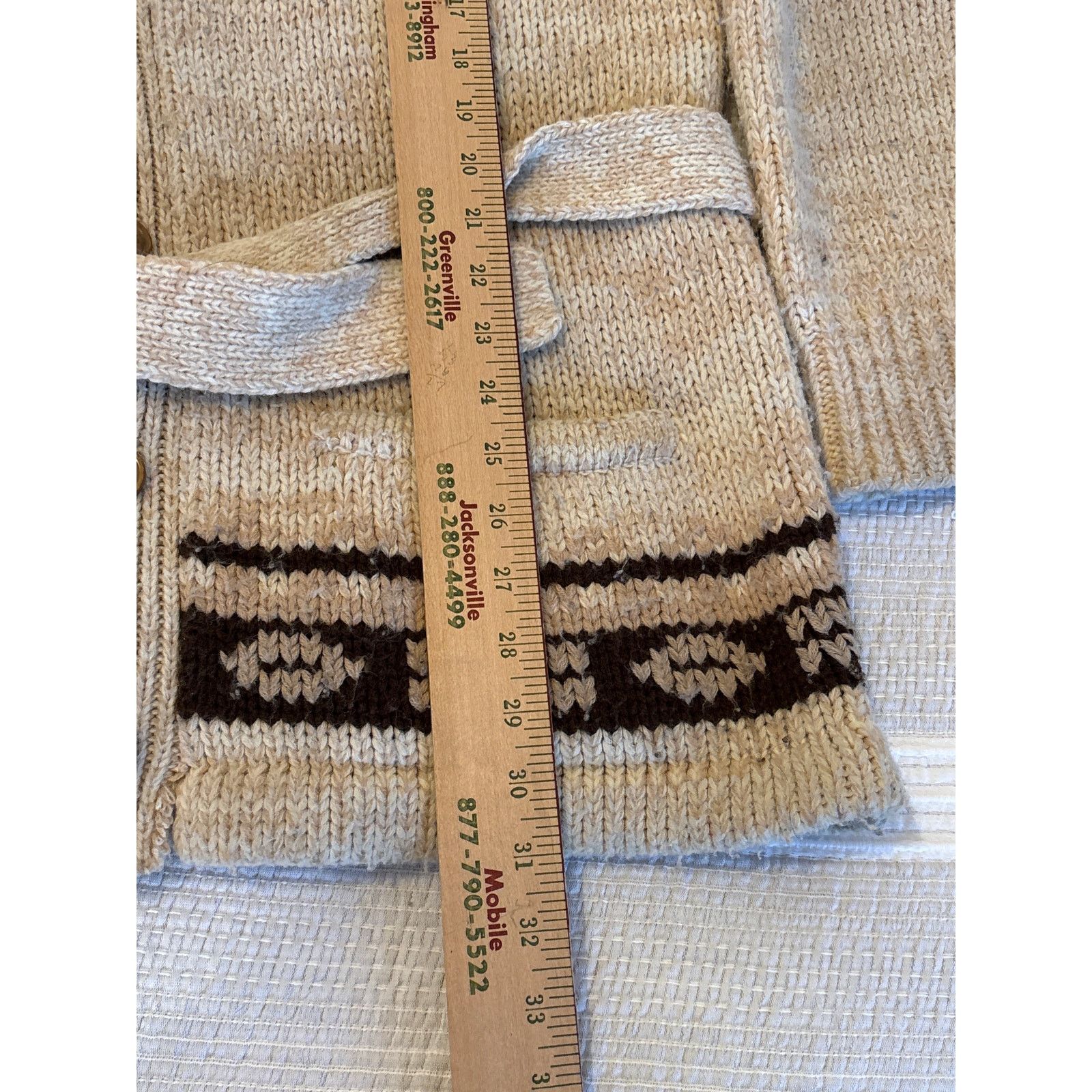 Vintage Vintage Men’s Cardigan Size US XL / EU 56 / 4 - 2 Thumbnail