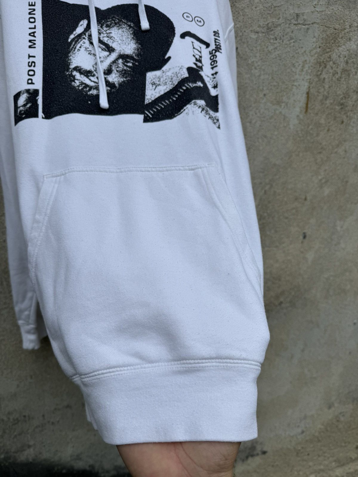 POST&CO Post Malone Posty&Co White Hoodie Merch Rock Rap Hip-hop Size US L / EU 52-54 / 3 - 5 Thumbnail