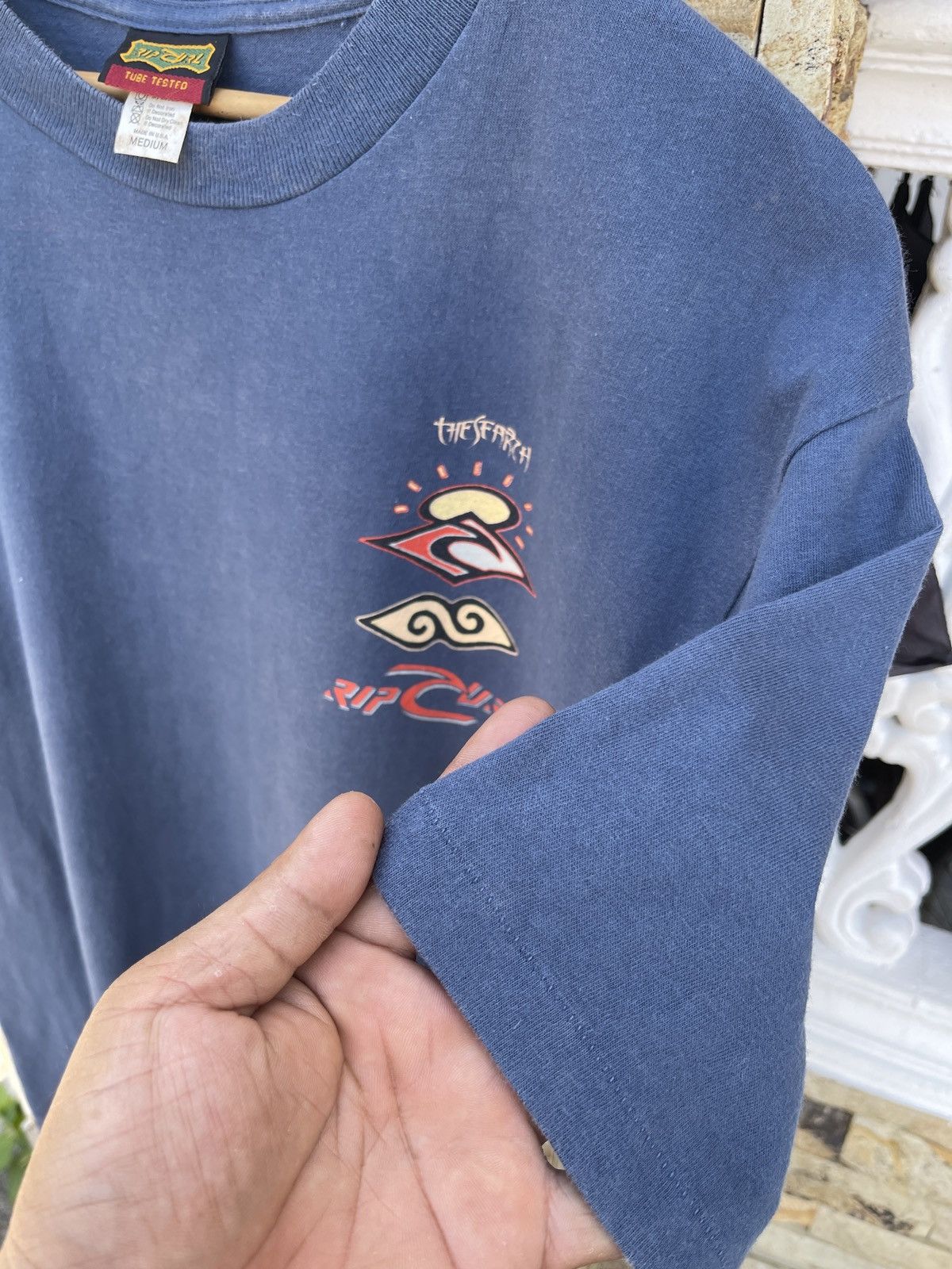 Ripcurl Rare🔥Vintage 90s FADED Ripcurl Surfing Tee Size US L / EU 52-54 / 3 - 10 Thumbnail