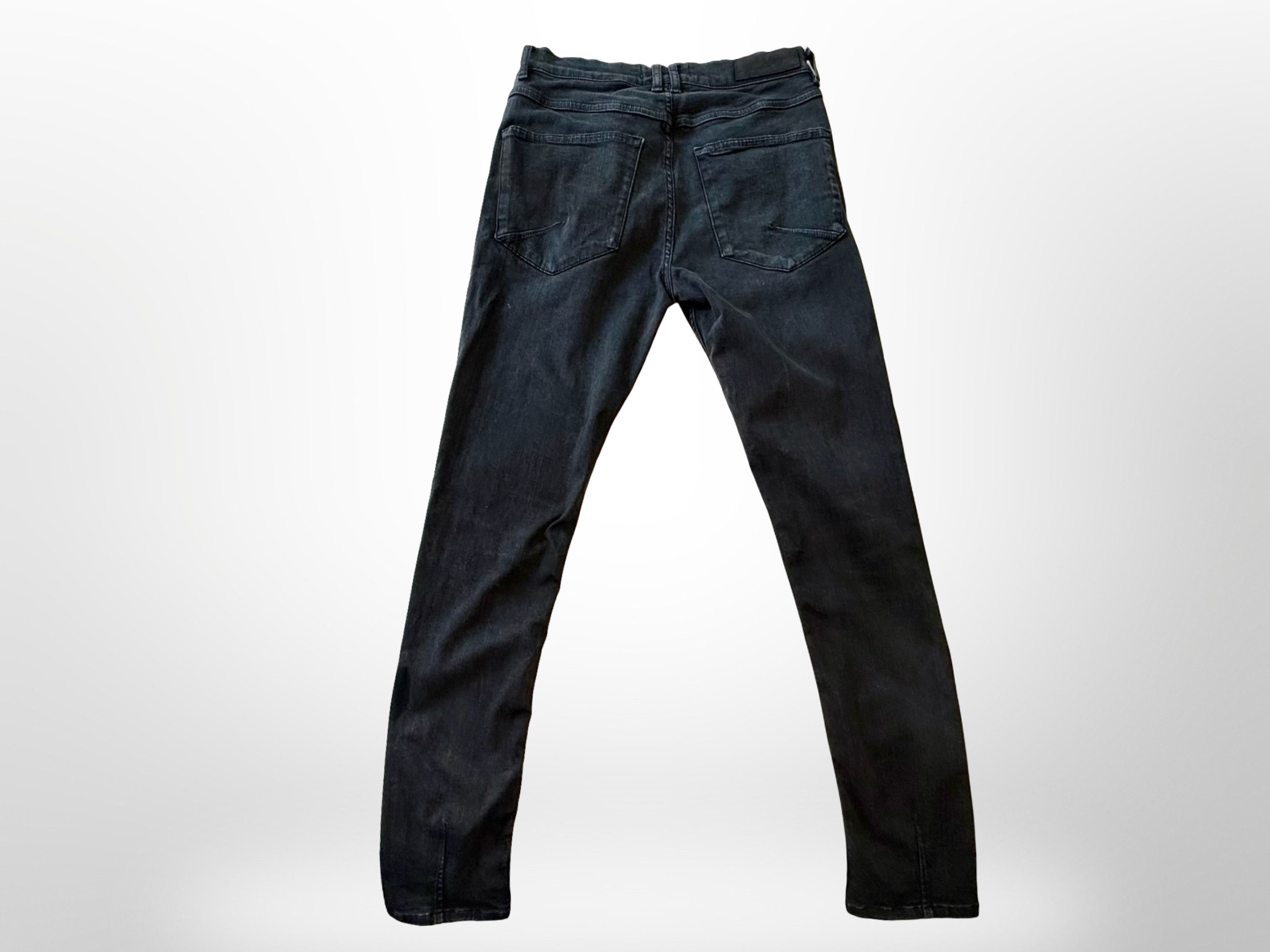 Zara Zara Black Skinny Jeans with Premium Wash Size US 29 - 3 Thumbnail