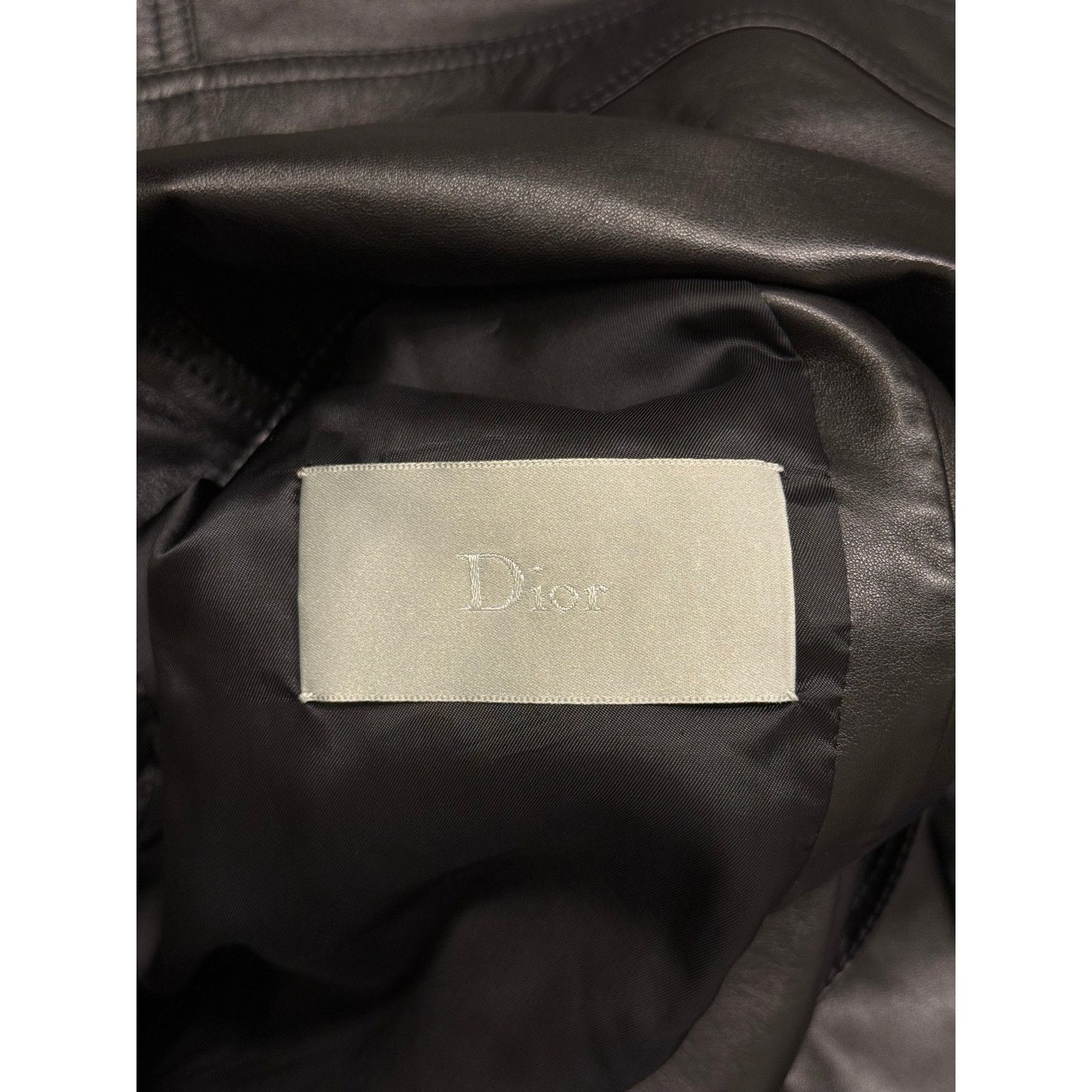 Dior 2010s Dior hybrid varsity leather jacket Size US L / EU 52-54 / 3 - 10 Thumbnail
