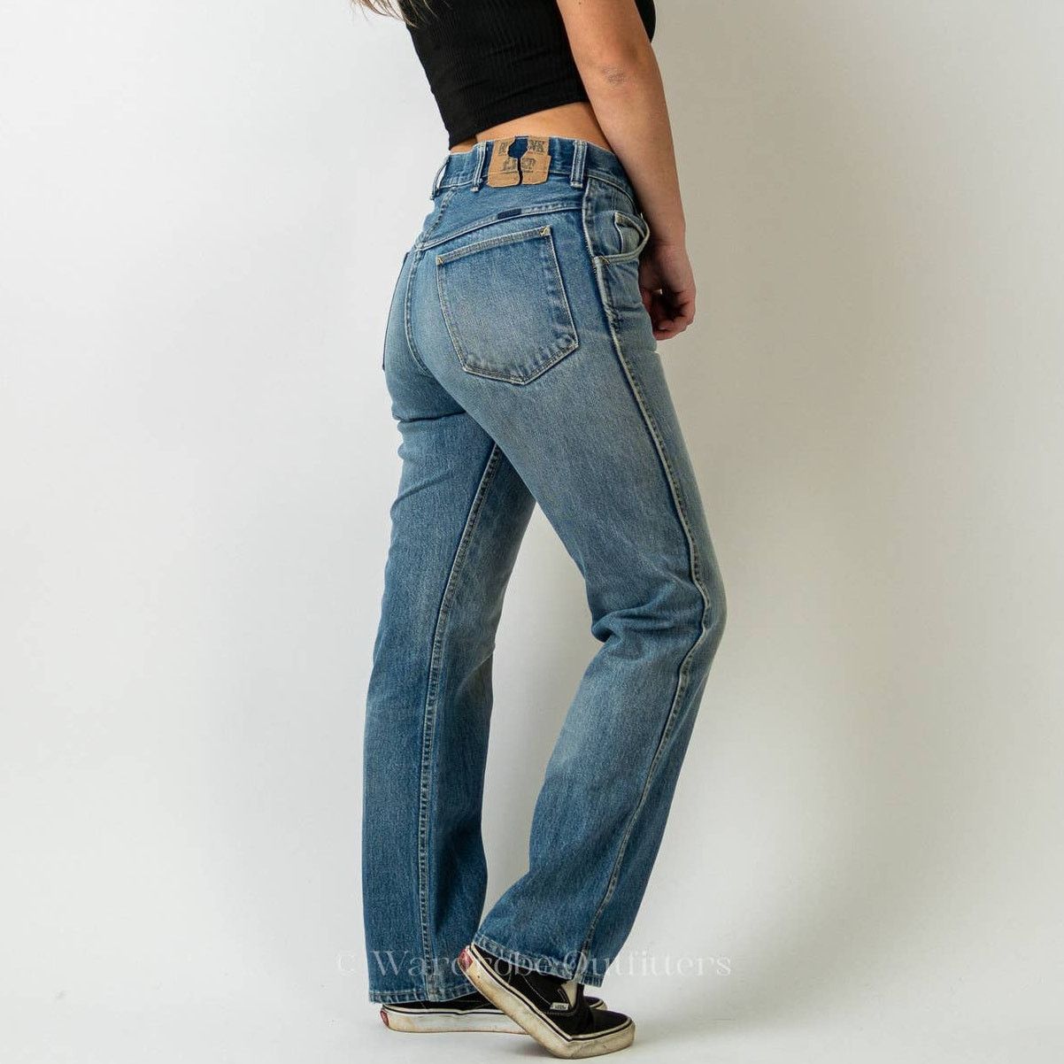 Vintage 70’s Vintage Big Yank Rockabilly Western Bootcut Denim Jeans Size US 30 / EU 46 - 3 Thumbnail