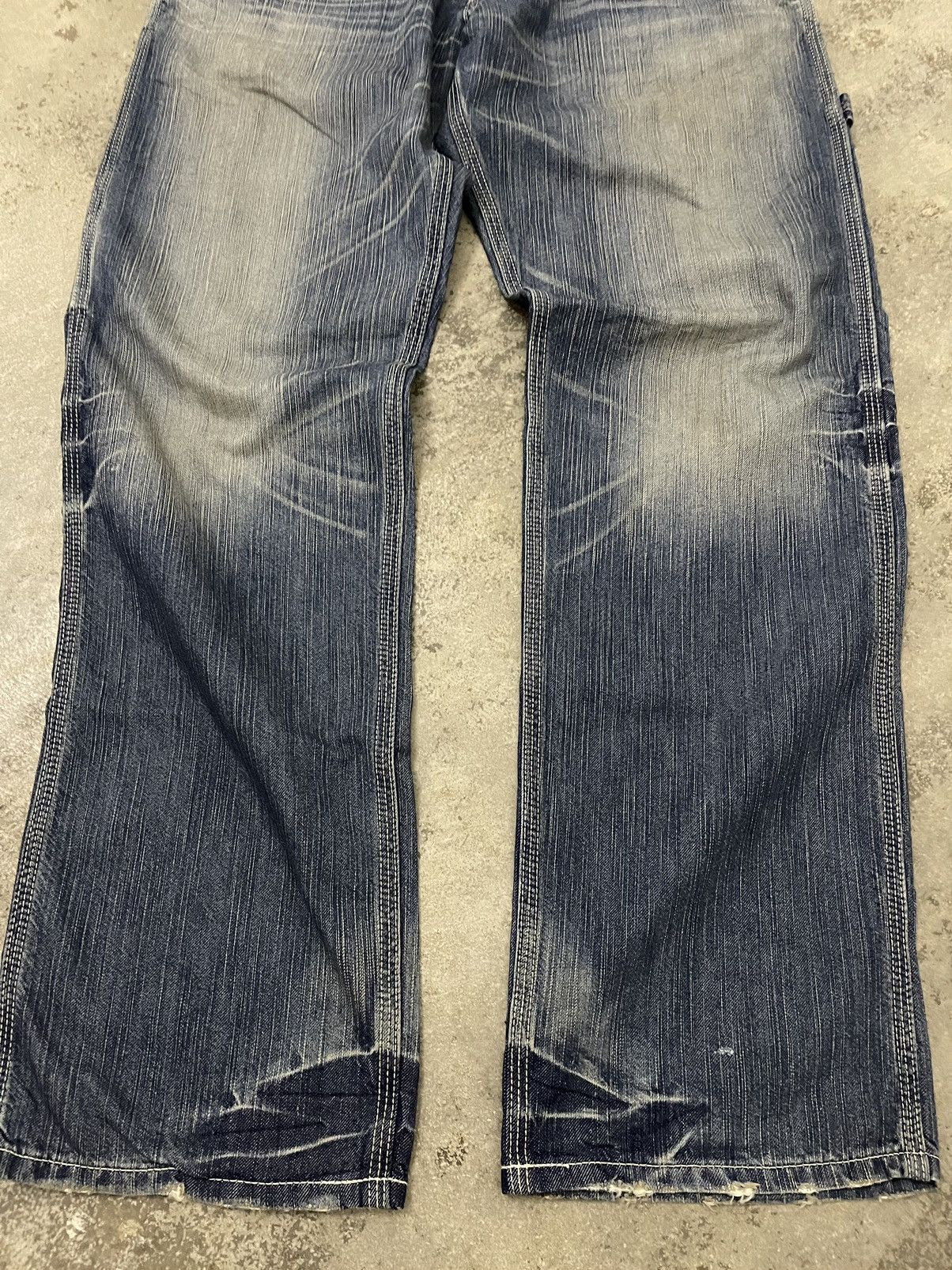Edwin Edwin 503 Blue Trip Buckle Back Denim Size US 34 / EU 50 - 4 Thumbnail