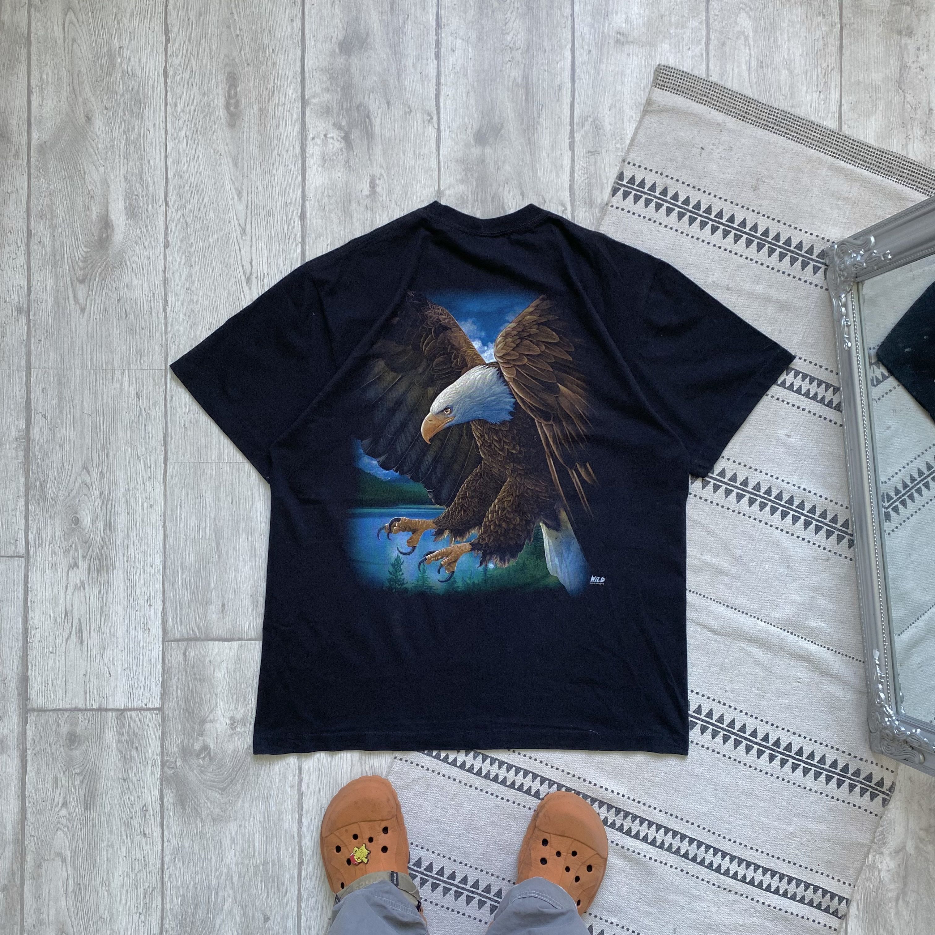 Harley Davidson 🦅 Vintage USA Eagle tee Mountain Forest Harley Davidson Size US XL / EU 56 / 4 - 8 Thumbnail