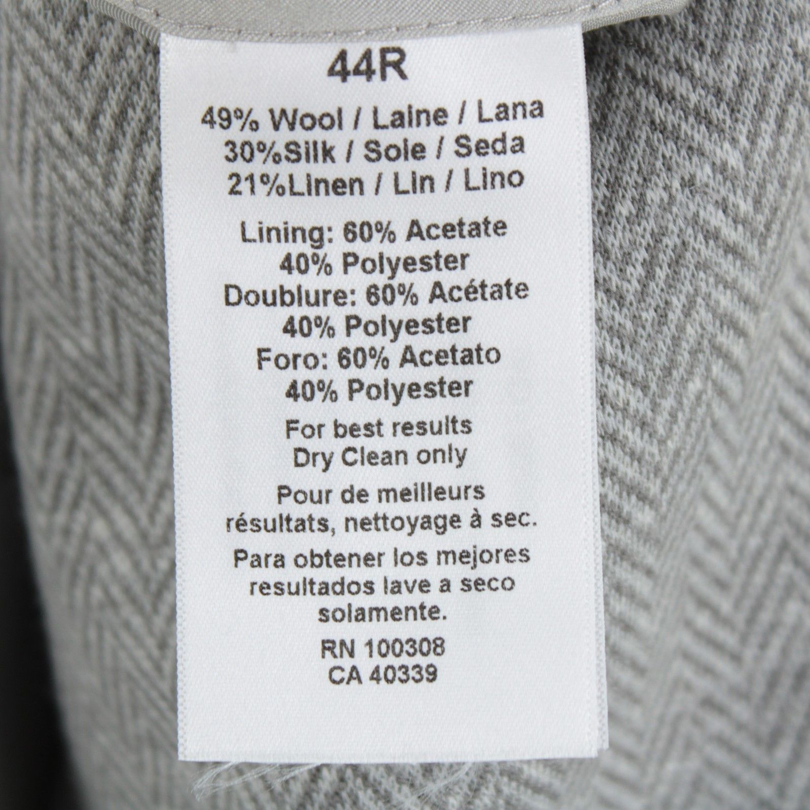 Peter Millar Peter Millar Sport Coat Size 44 Regular US in Gray Size 44R - 9 Thumbnail