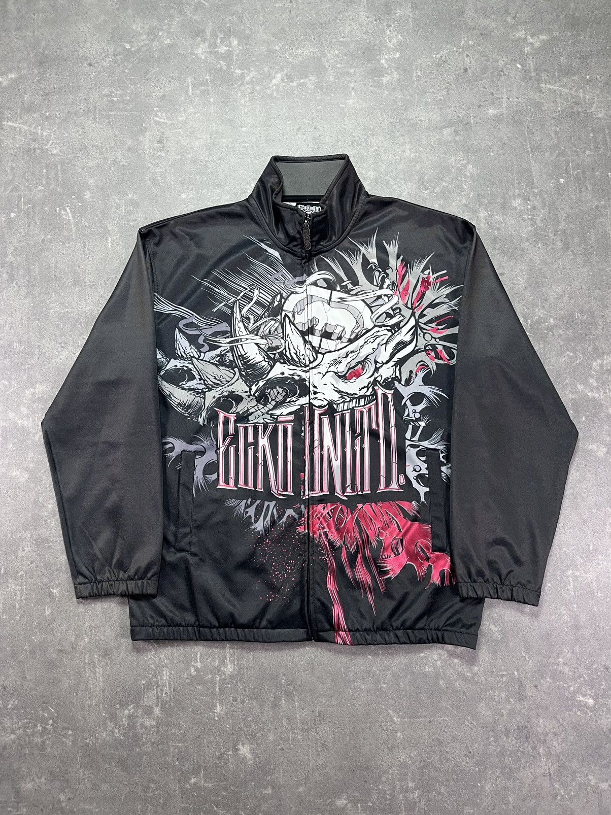 Ecko Unltd. Ecko Unltd. MMA Printed Baggy Big Logo Zip Jacket XXL Size US XXL / EU 58 / 5 - 1 Thumbnail