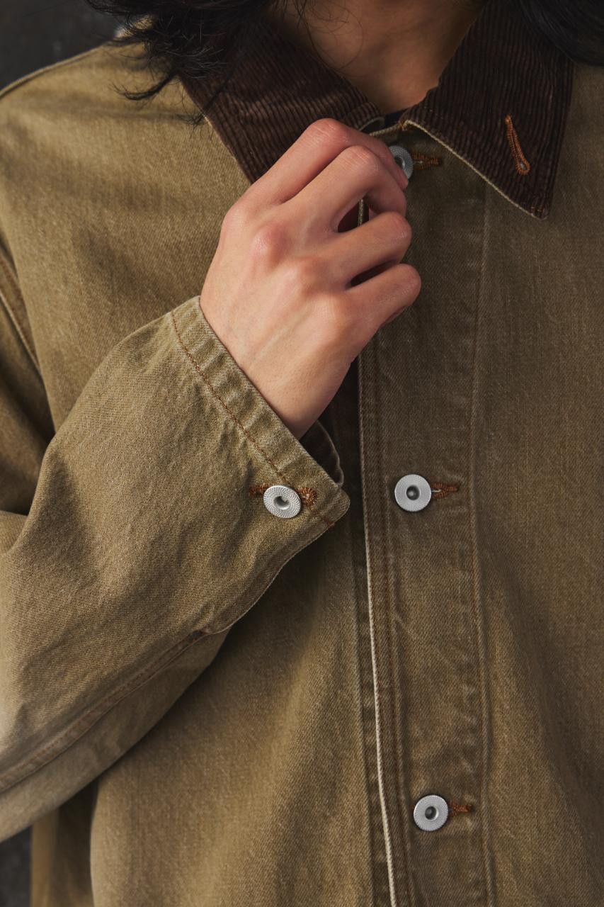 Other Saby WORKERS JACKET 13.5 oz Rope Dyeing Color Denim Size US M / EU 48-50 / 2 - 8 Thumbnail