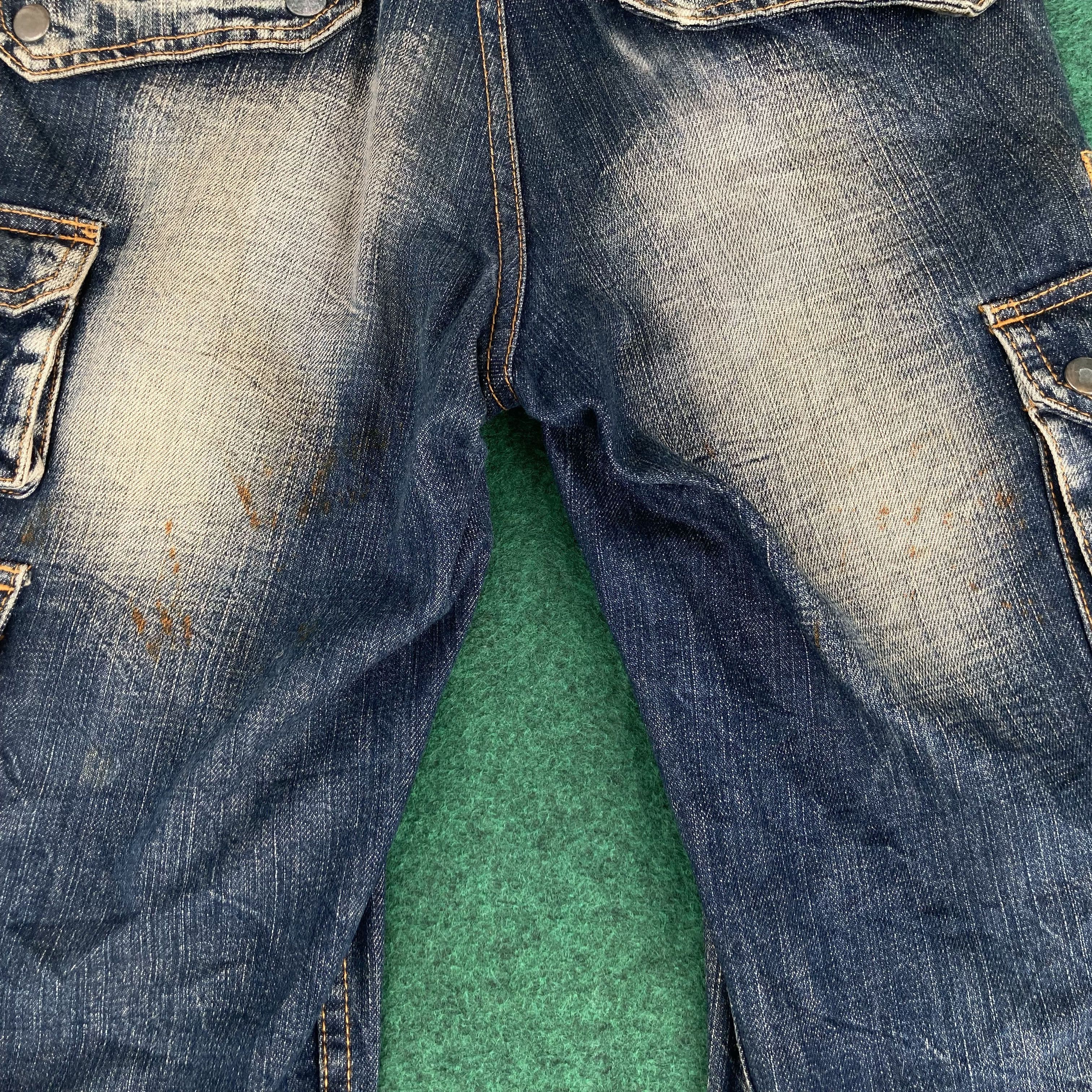 Japanese Brand Vtg Front Pocket Trouser Size 30 Punk Style Streetwear Jeans Size US 30 / EU 46 - 7 Thumbnail