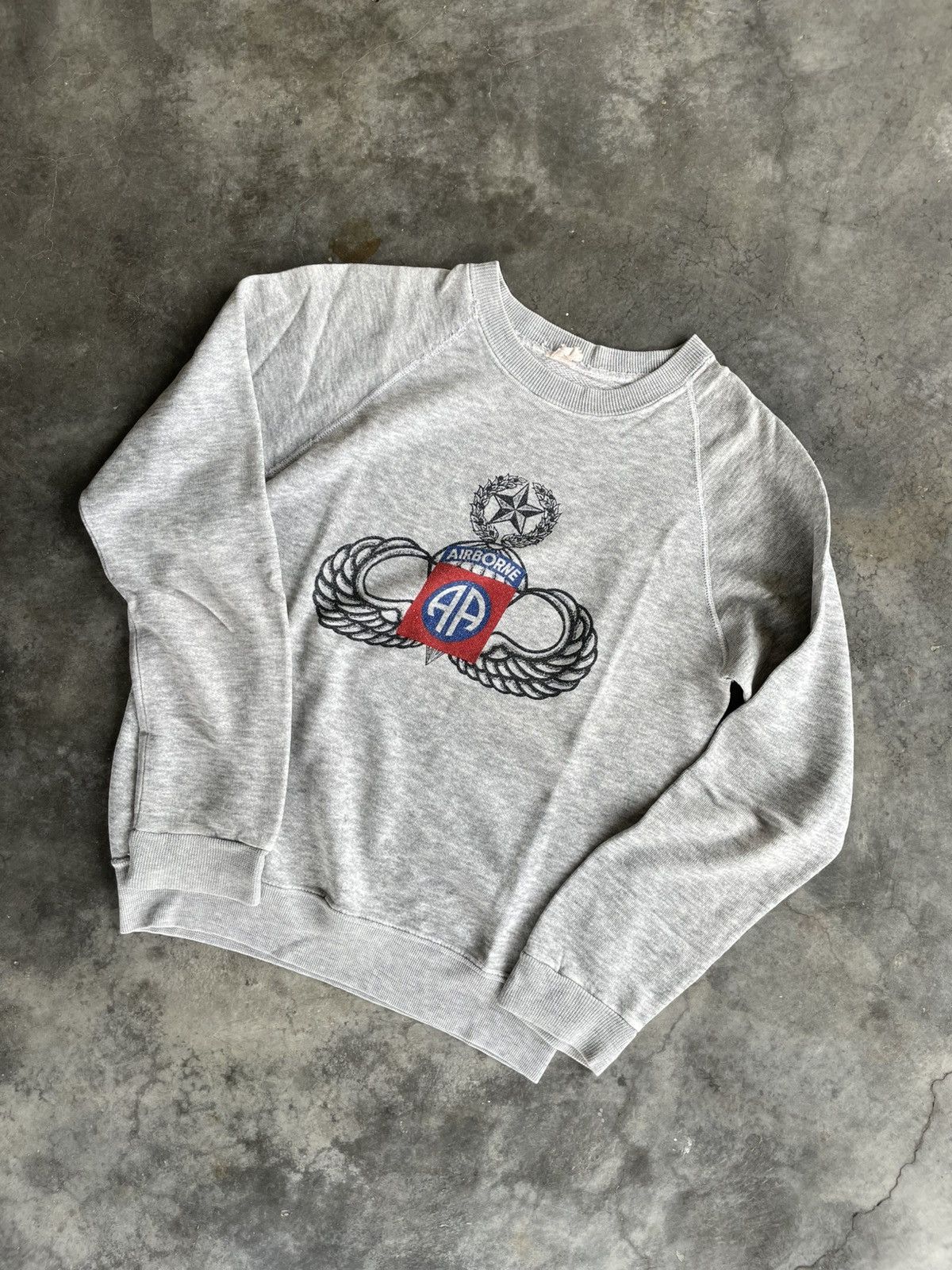 Vintage VTG 80s Airborne Forces U.S. Army Sweatshirt Size US M / EU 48-50 / 2 - 7 Thumbnail