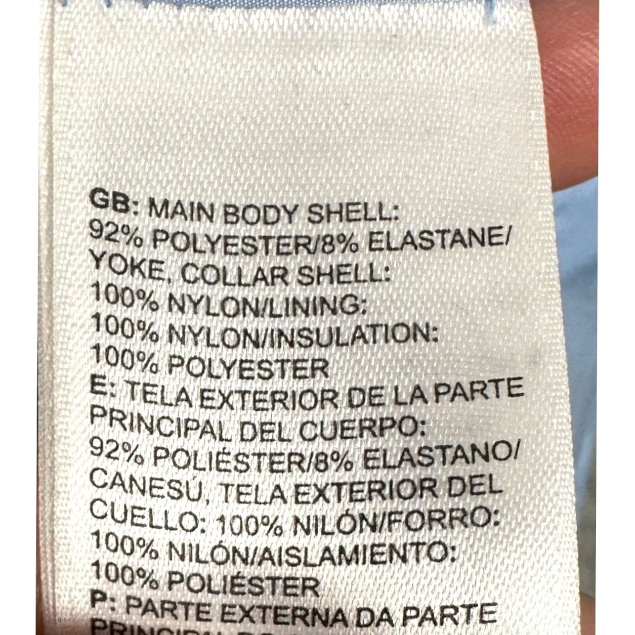 The North Face The North Face Vest Womens Medium Light Blue Heathered Full Zip Insulated Hybrid Vest Womens M Blue Heathered Zip Size M / US 6-8 / IT 42-44 - 5 Thumbnail