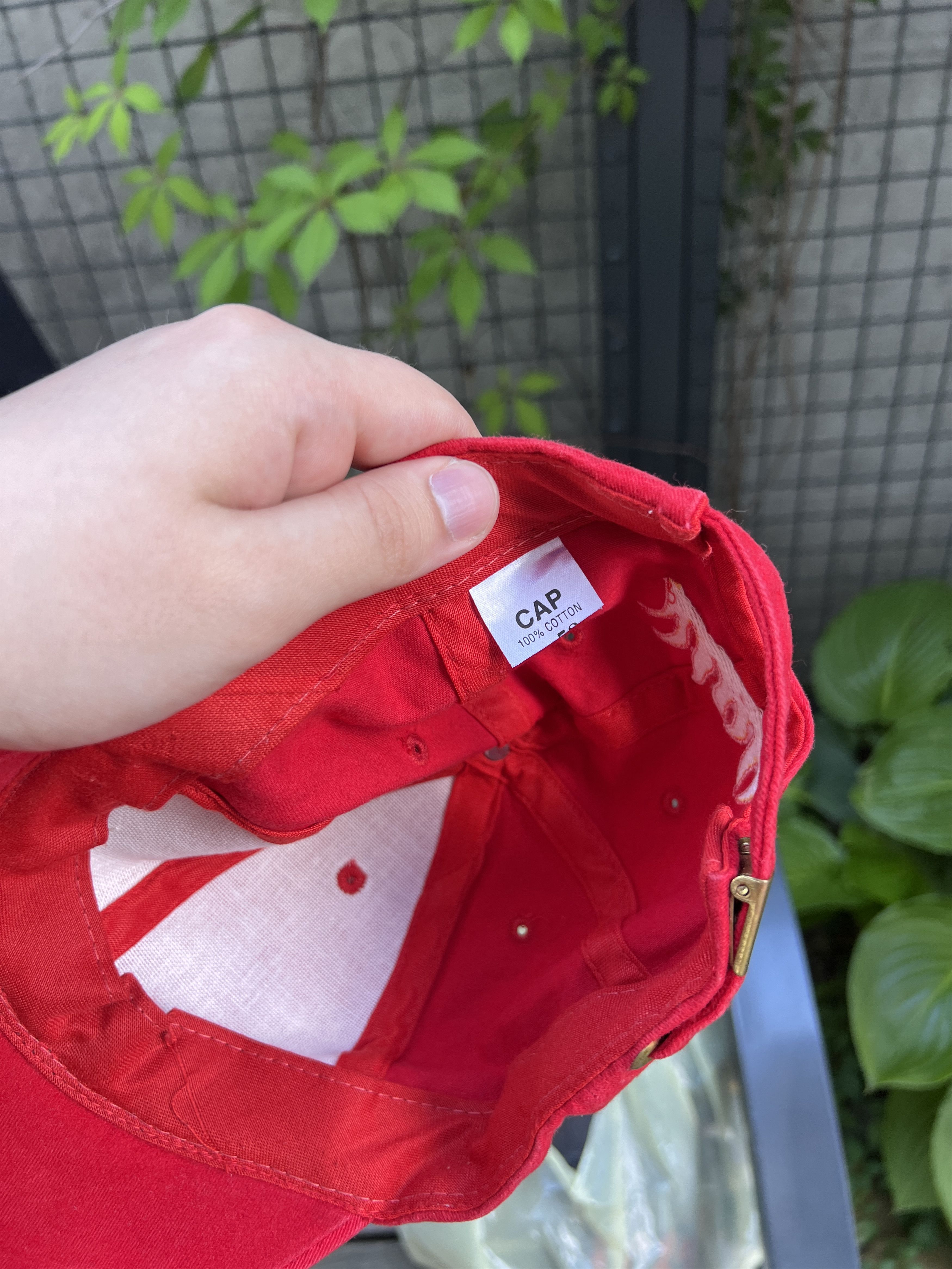 Vintage Vintage Flame Logo Red Cap Size ONE SIZE - 10 Thumbnail