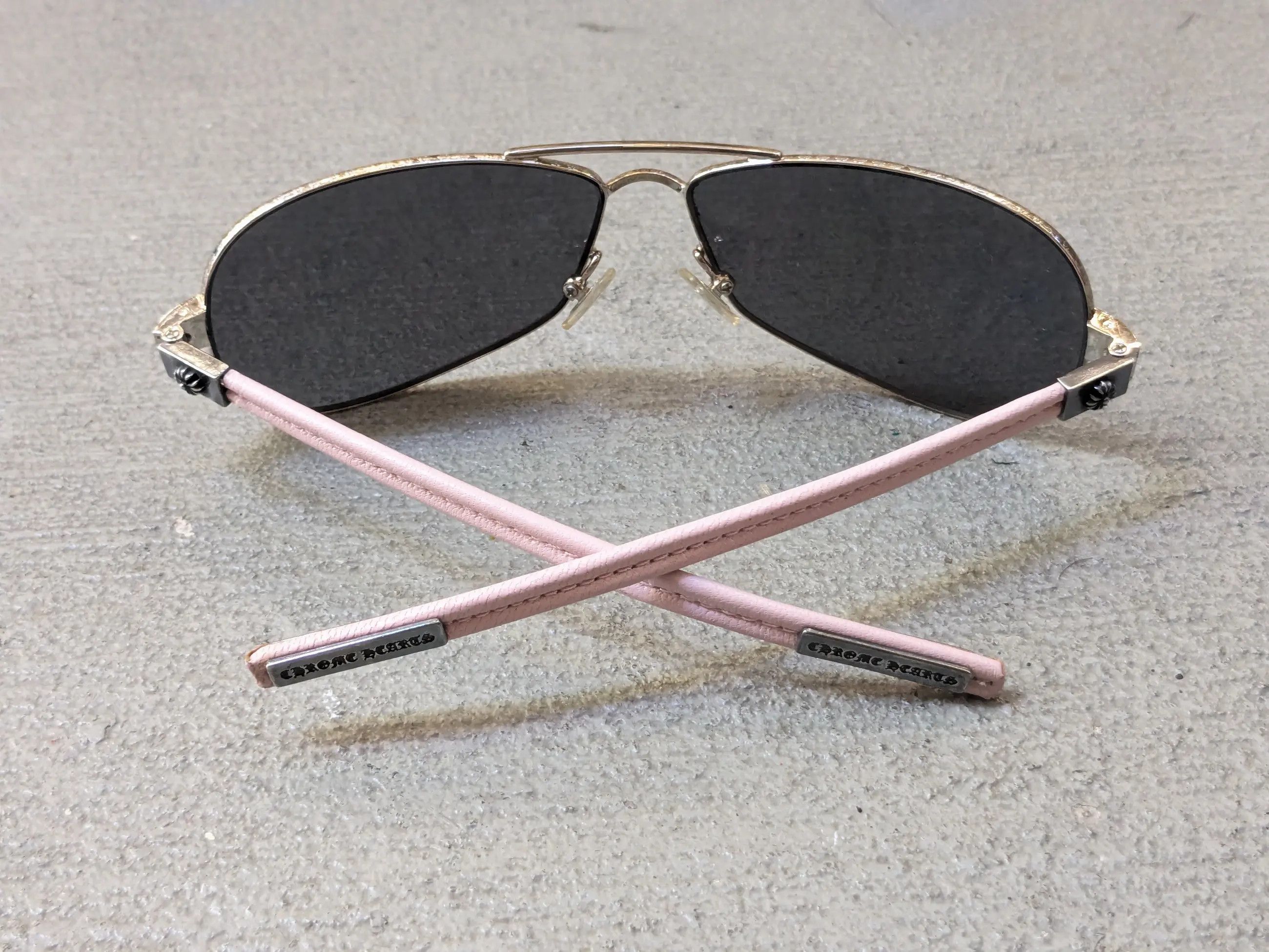 Chrome Hearts Chrome Hearts Sunglasses Red Riot Pink Silver Cross Size ONE SIZE - 7 Thumbnail