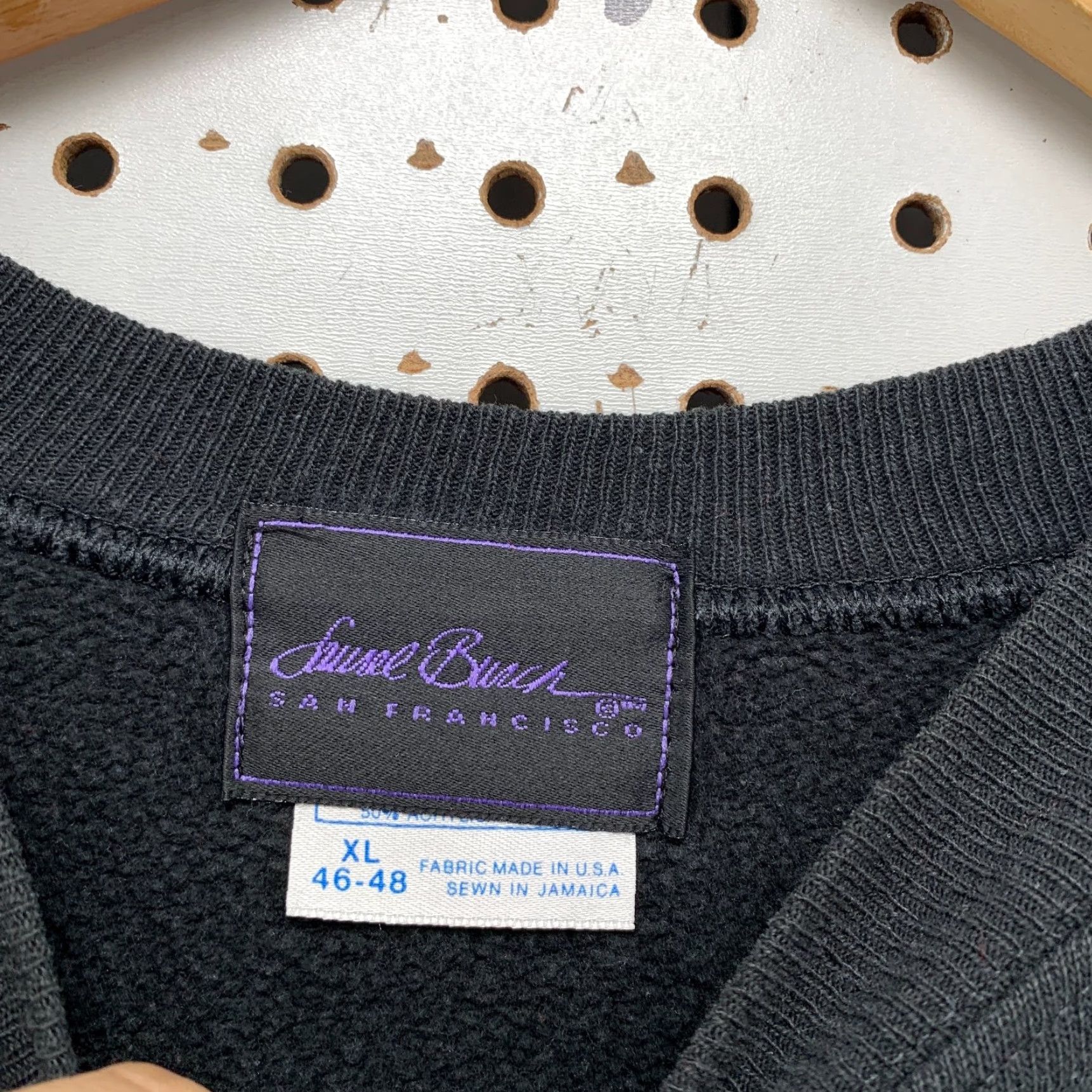 Vintage Vintage Susan Burch Made USA Art Being Human Sweatshirt Womens XL Black Size XL / US 12-14 / IT 48-50 - 5 Thumbnail