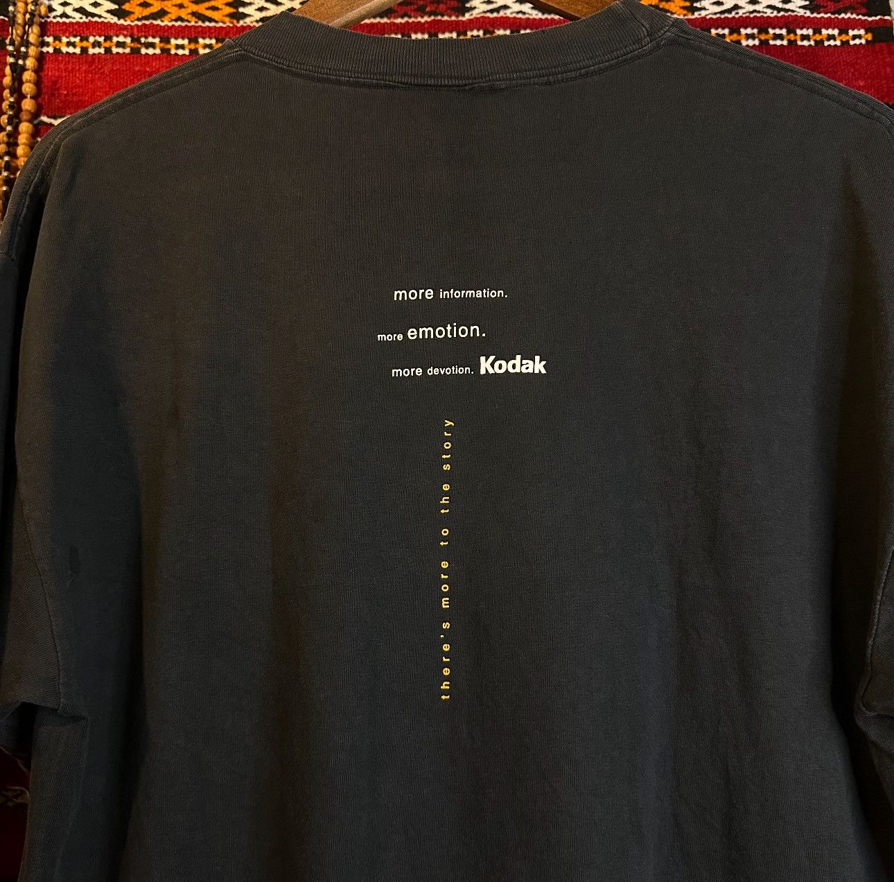Unsound Rags vintage obscure kodak film camera black tee Size US L / EU 52-54 / 3 - 4 Thumbnail