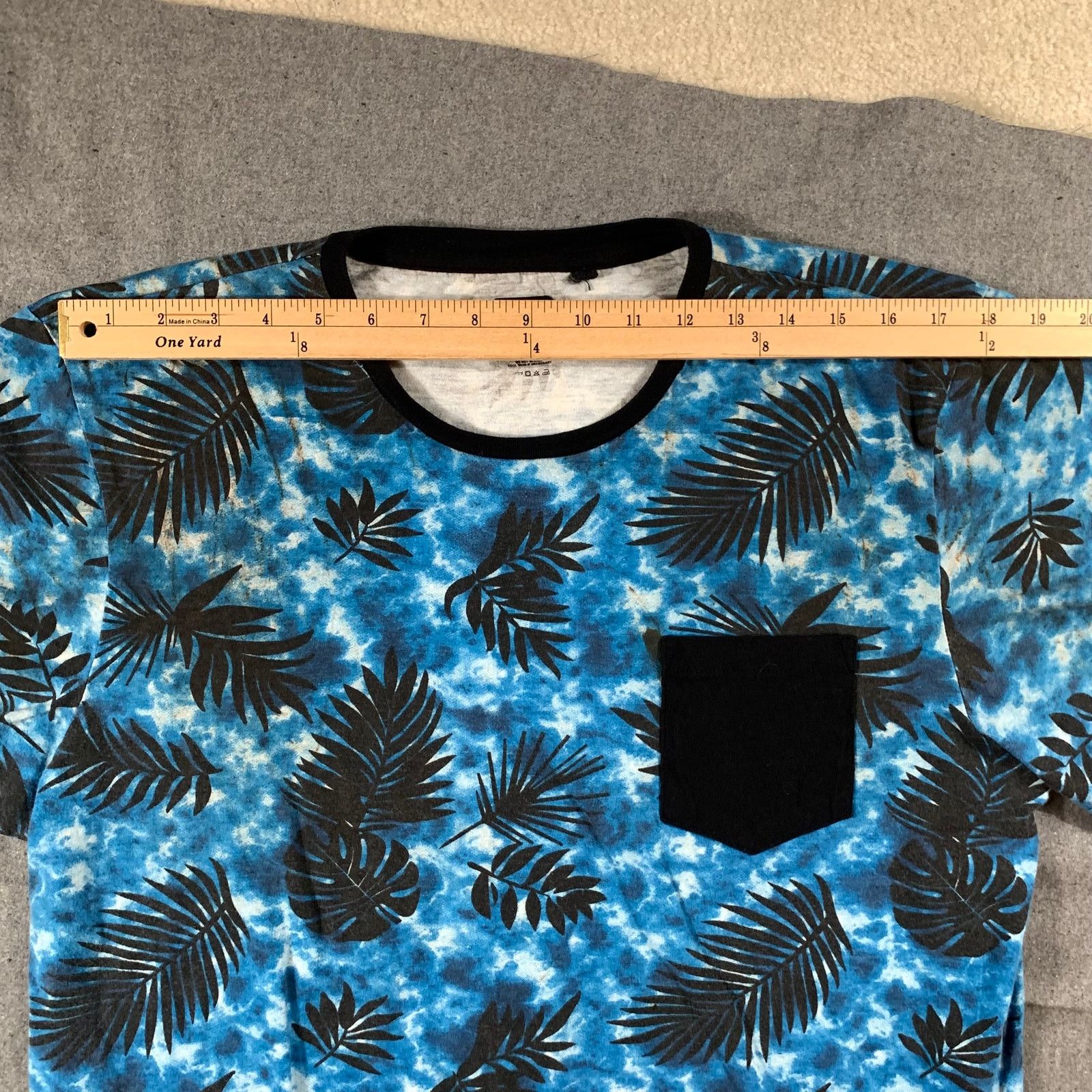 Other Hype Shirt Adult Extra Large Blue Casual Short Sleeve Size XL / US 12-14 / IT 48-50 - 5 Thumbnail