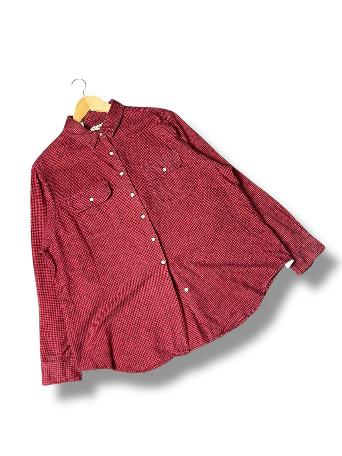 Japanese Brand × L.L. Bean × Vintage L.L Bean Brand Checked Button Up Shirt (69) Size L / US 10 / IT 46 - 5 Thumbnail
