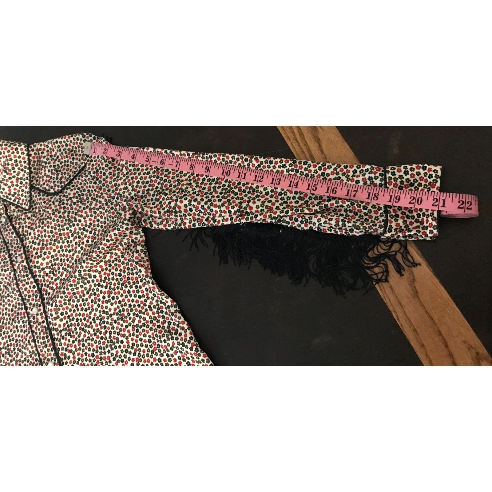 Anthropologie Anthropologie ottod'Ame Floral Western Buttondown Blouse Size S / US 4 / IT 40 - 5 Thumbnail